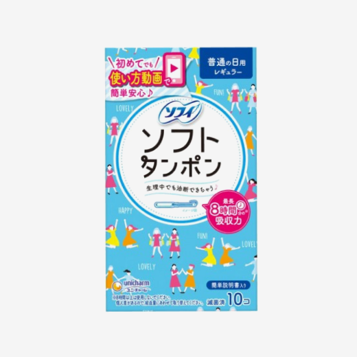 Unicharm 蘇菲柔軟導管式衛生巾棉條