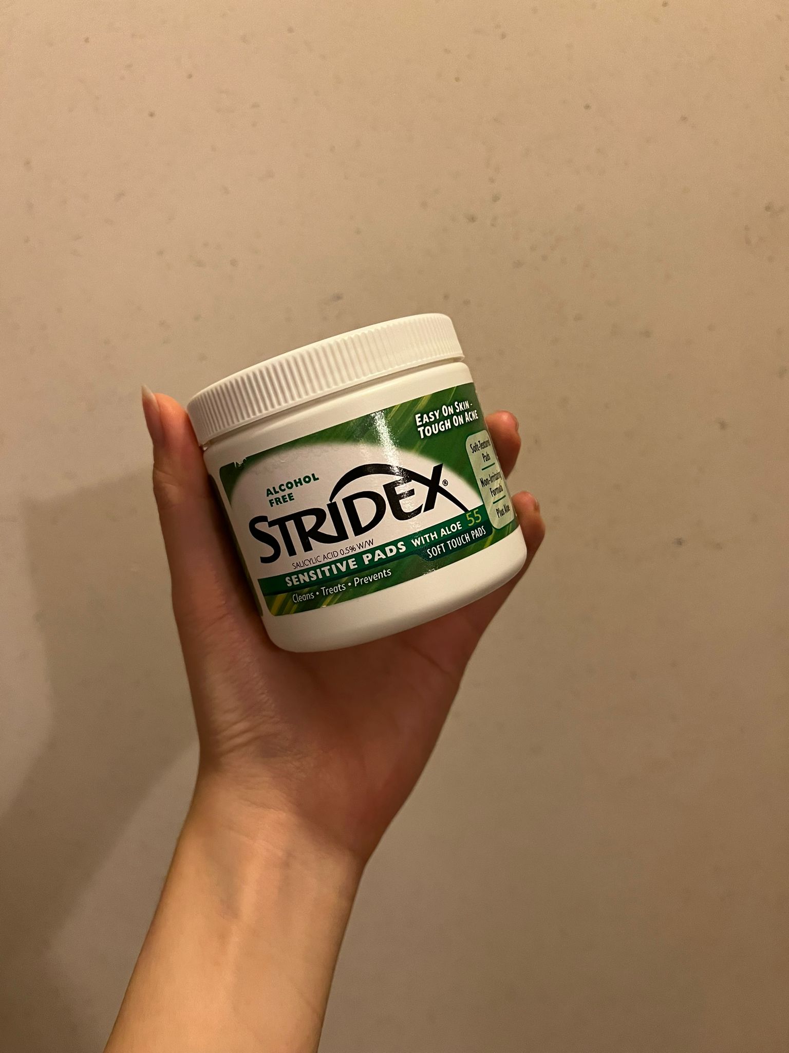 Stridex 2%水楊酸棉片 真實評價/實測照片 bylen*******tgt 1