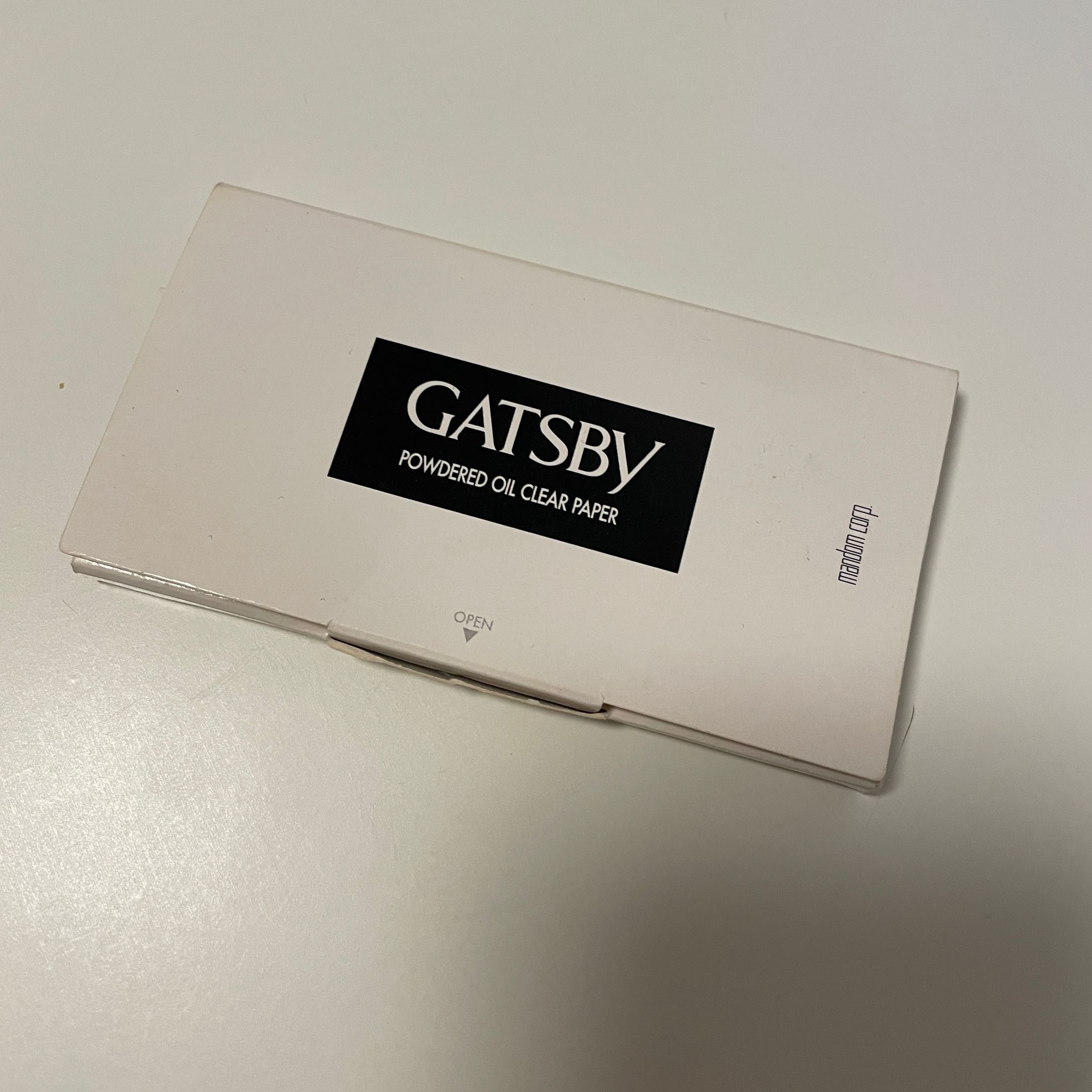 Gatsby 特強面油紙 真實評價/實測照片 byle**xx 1