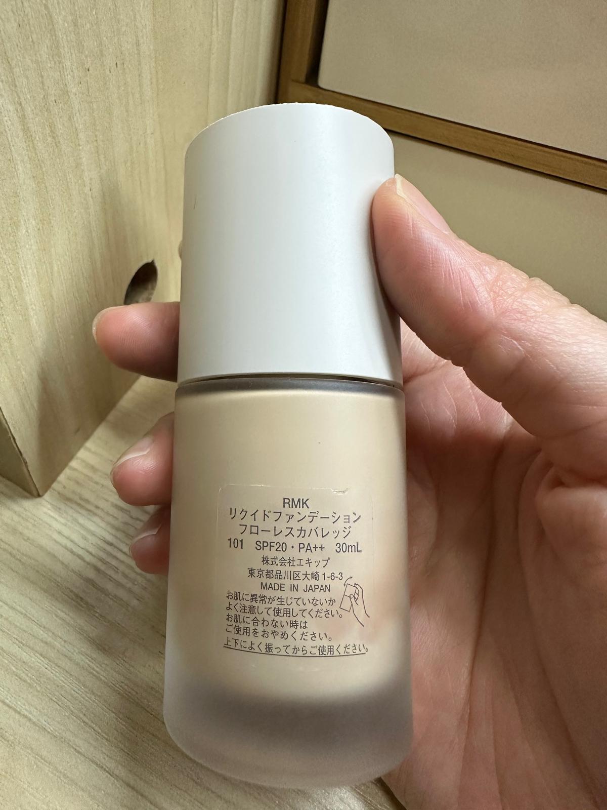 RMK 原美零瑕絲絹粉底液 真實評價/實測照片 byzoe**************com 1