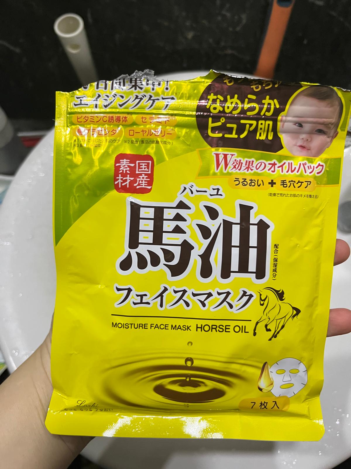 LOSHI 馬油 馬油保濕急救面膜 真實評價/實測照片 byMr***se 1
