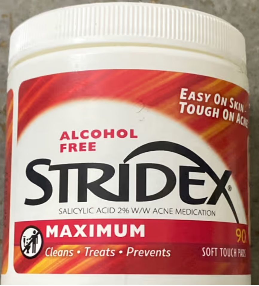Stridex 2%水楊酸棉片 真實評價/實測照片 byb**u 1