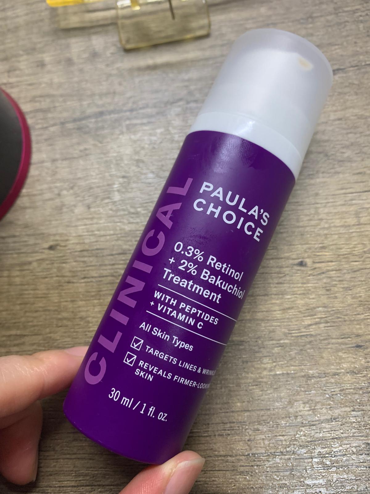 Paula's Choice 凝時 0.3%視黃醇+2%補骨脂酚精華 真實評價/用後感 byapp*****************.hk 2 Paula's Choice 凝時 0.3%視黃醇+2%補骨脂酚精華 真實評價/實測照片 byapp*****************.hk 2