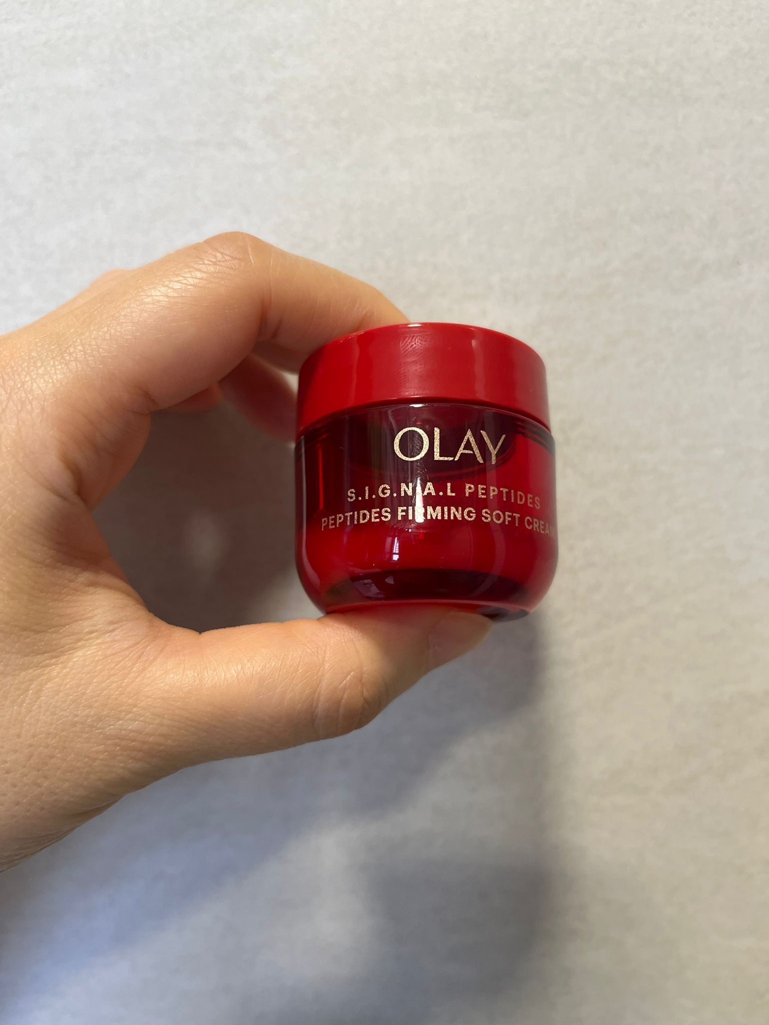 Olay 胜肽專研緊緻輕潤乳霜 (紅金面霜) 真實評價/實測照片 byste******************com 2