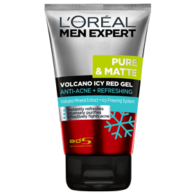 L'Oreal 火山礦物冰感控油潔面啫喱