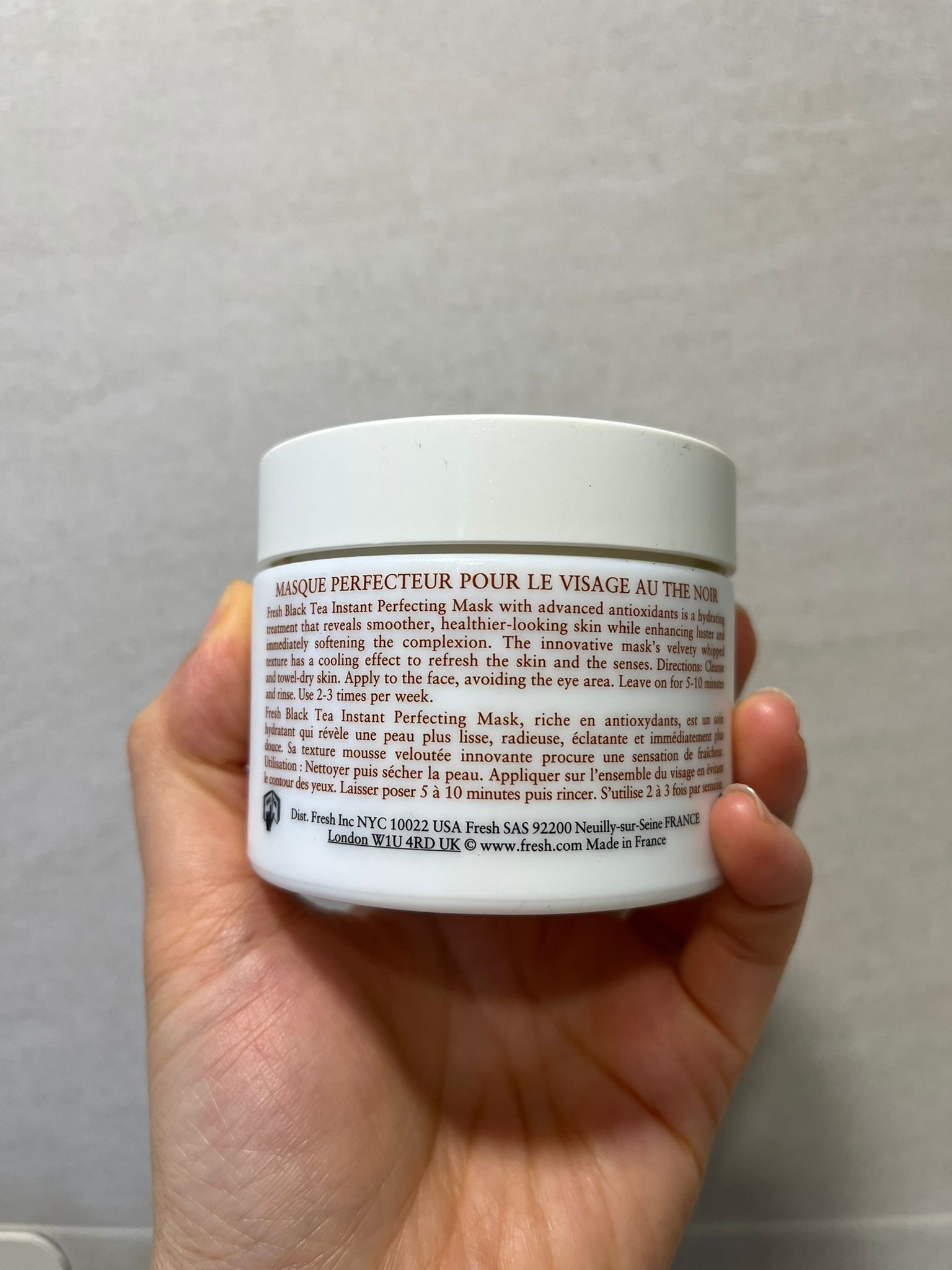 Fresh 紅茶瞬間修護面膜 真實評價/實測照片 byste******************com 2