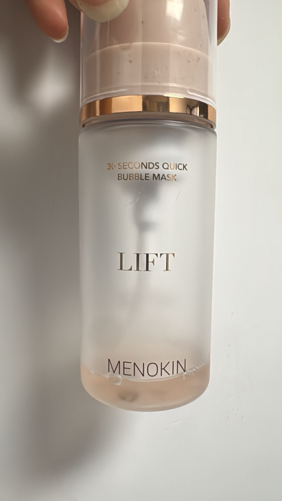 MENOKIN 30 秒免洗泡泡緊緻抗老面膜 真實評價/實測照片 byNic****211 1