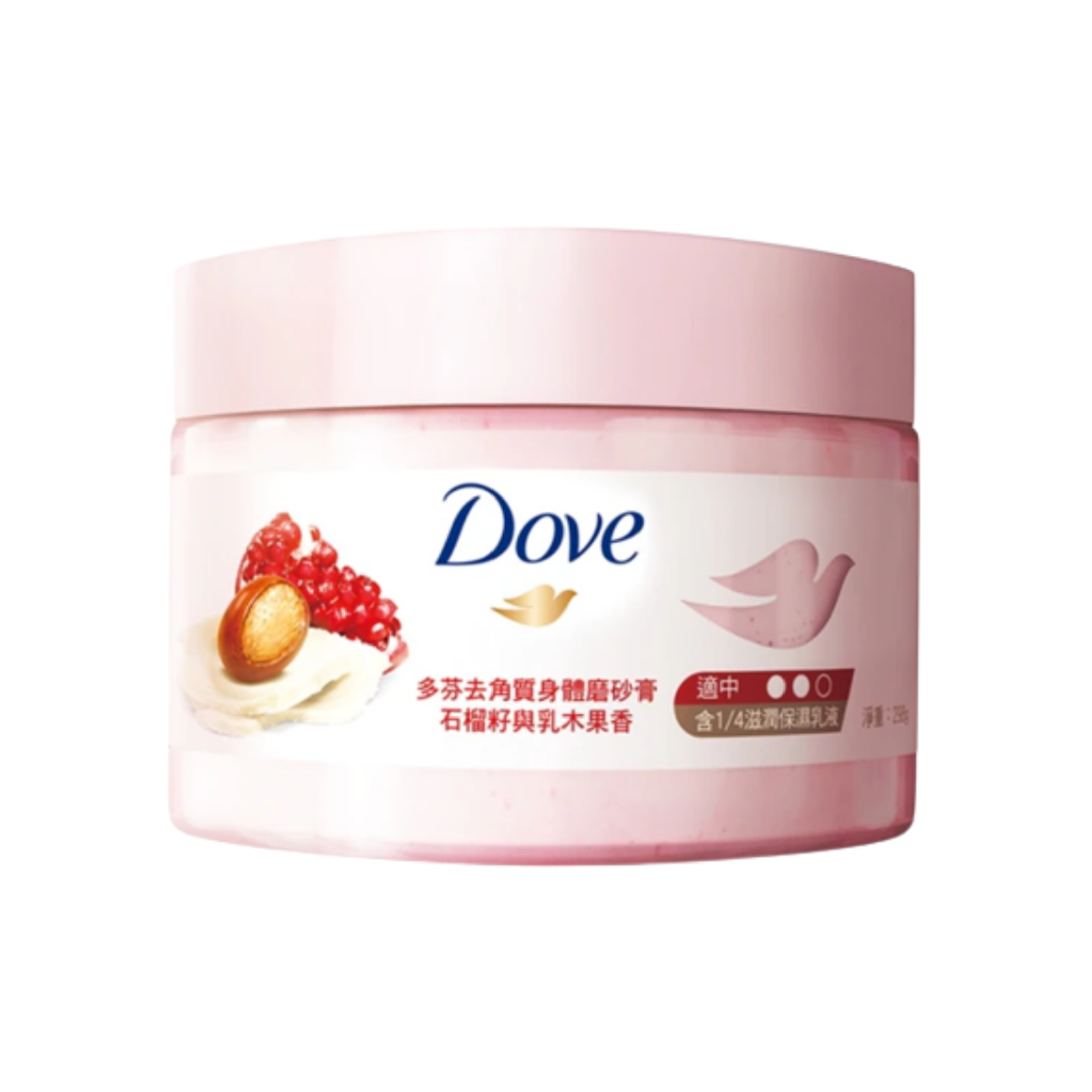 Dove 多芬 去角質身體磨砂膏 石榴籽與乳木果