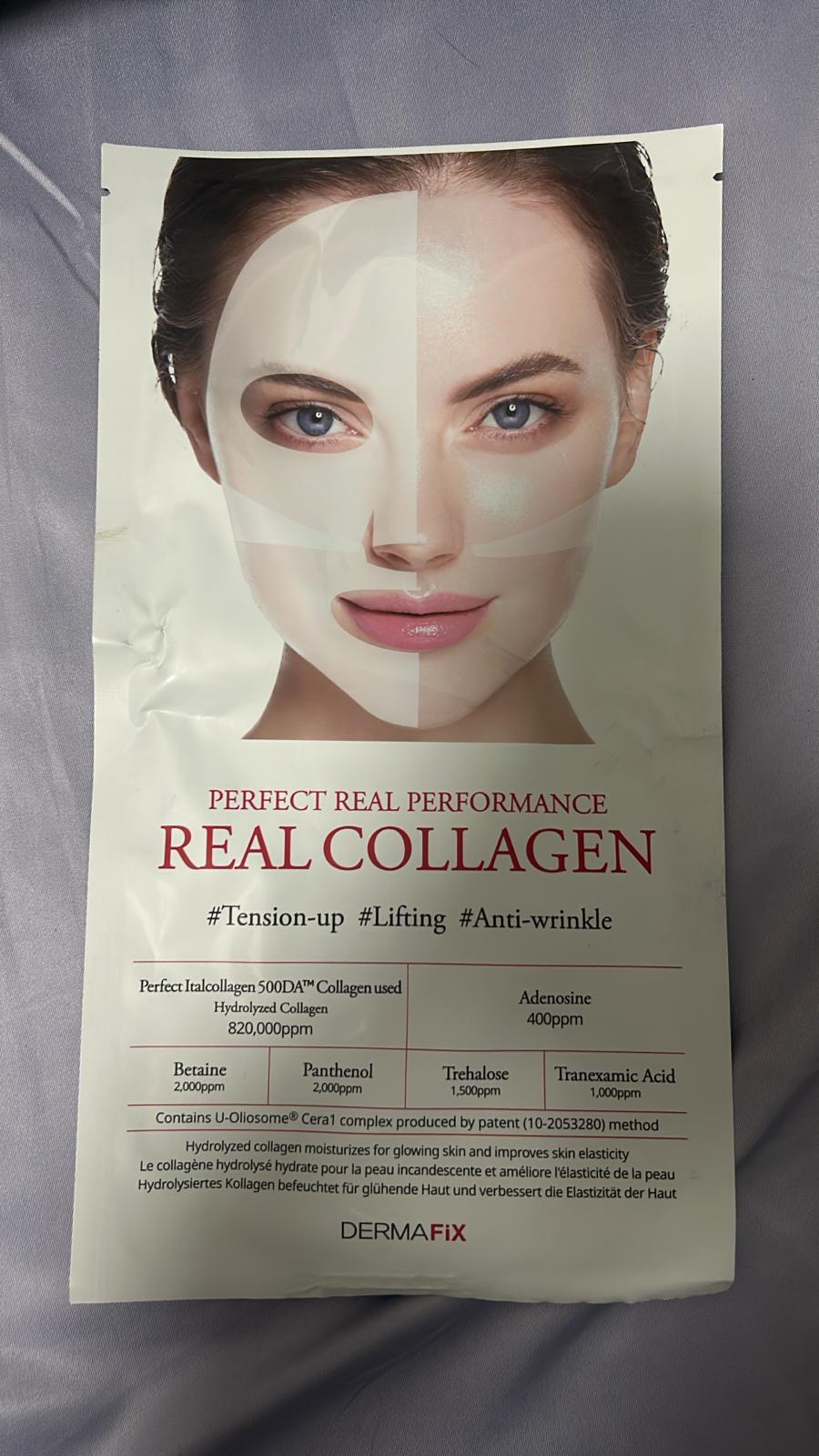 Dermafix 完美真實性提拉緊緻膠原蛋白面膜 真實評價/實測照片 byZ***z 2