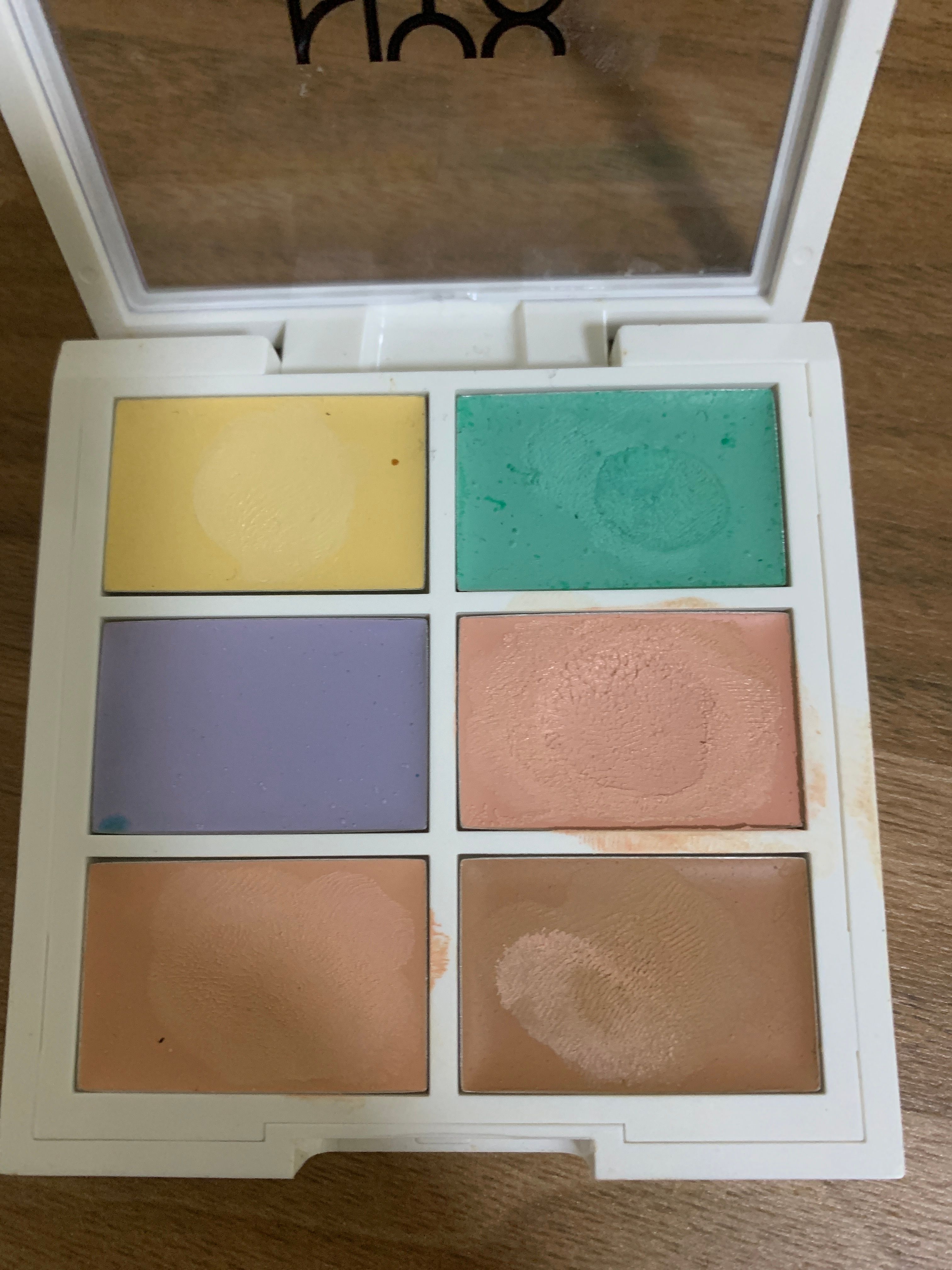 NYX 完美無暇六色遮瑕盤 真實評價/實測照片 by161**************com 1