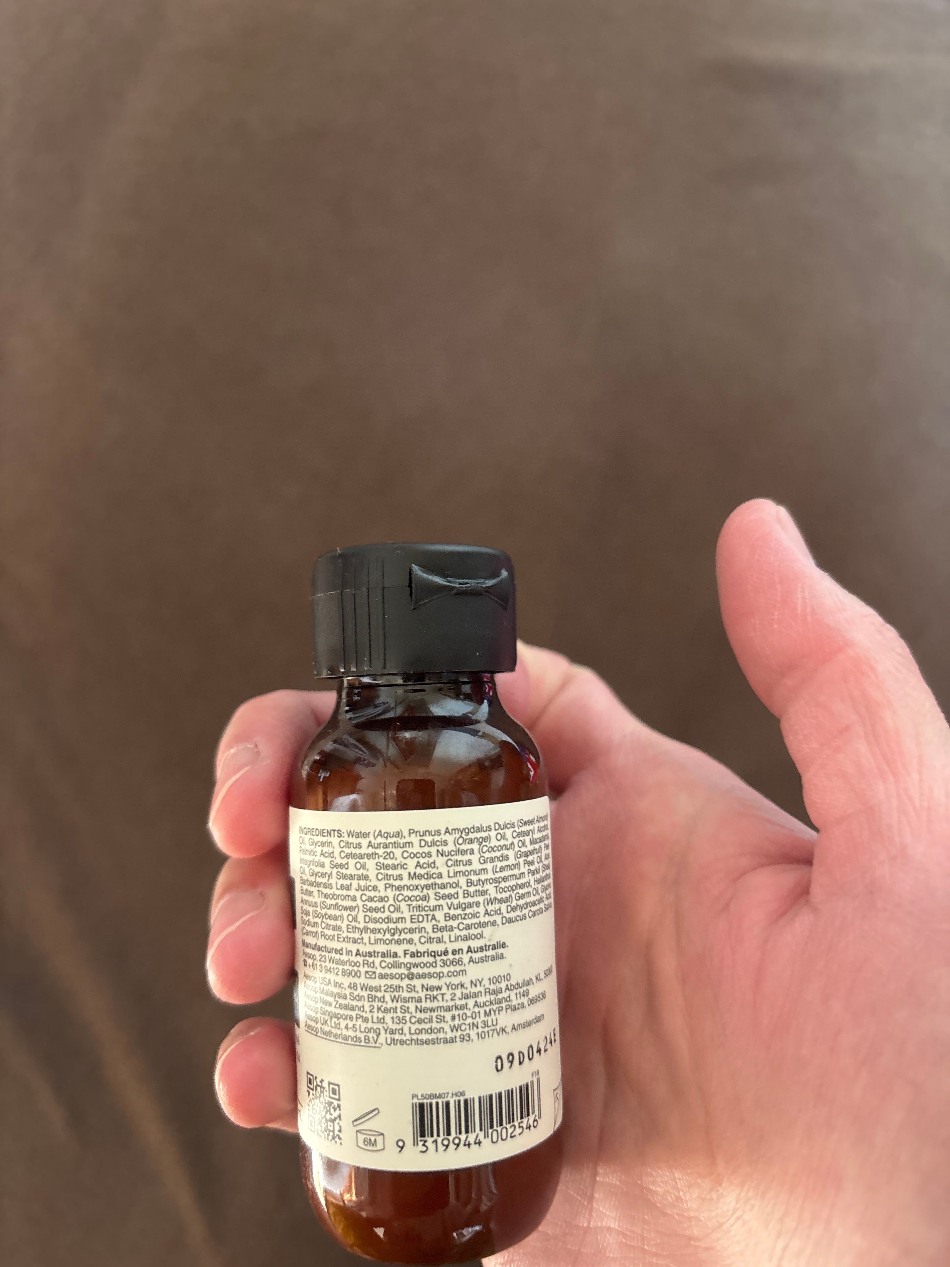 Aesop 橙香身體乳霜 真實評價/實測照片 byayw***********com 2