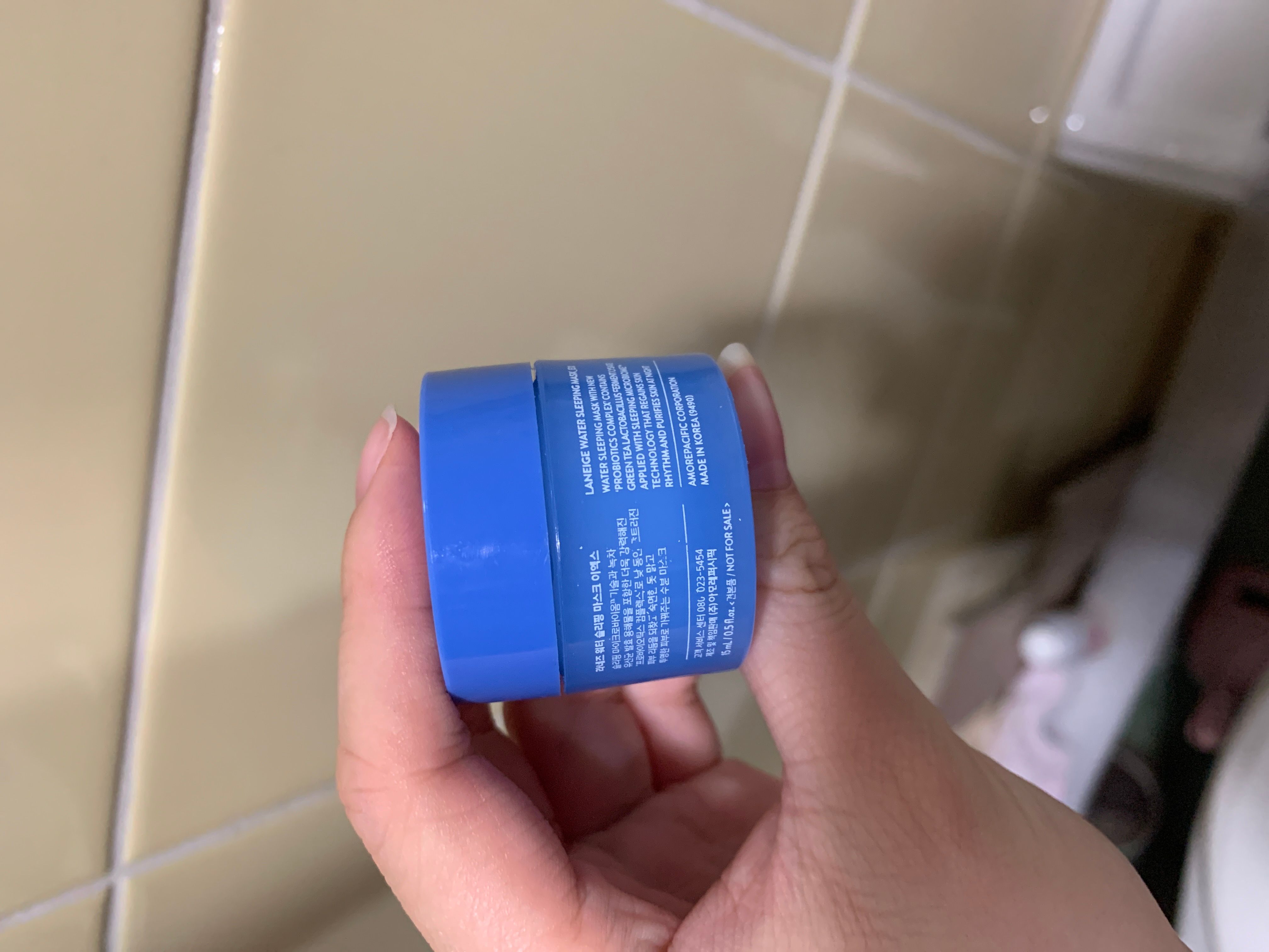 Laneige 水亮補濕睡眠面膜 真實評價/實測照片 byLaj******a22 1