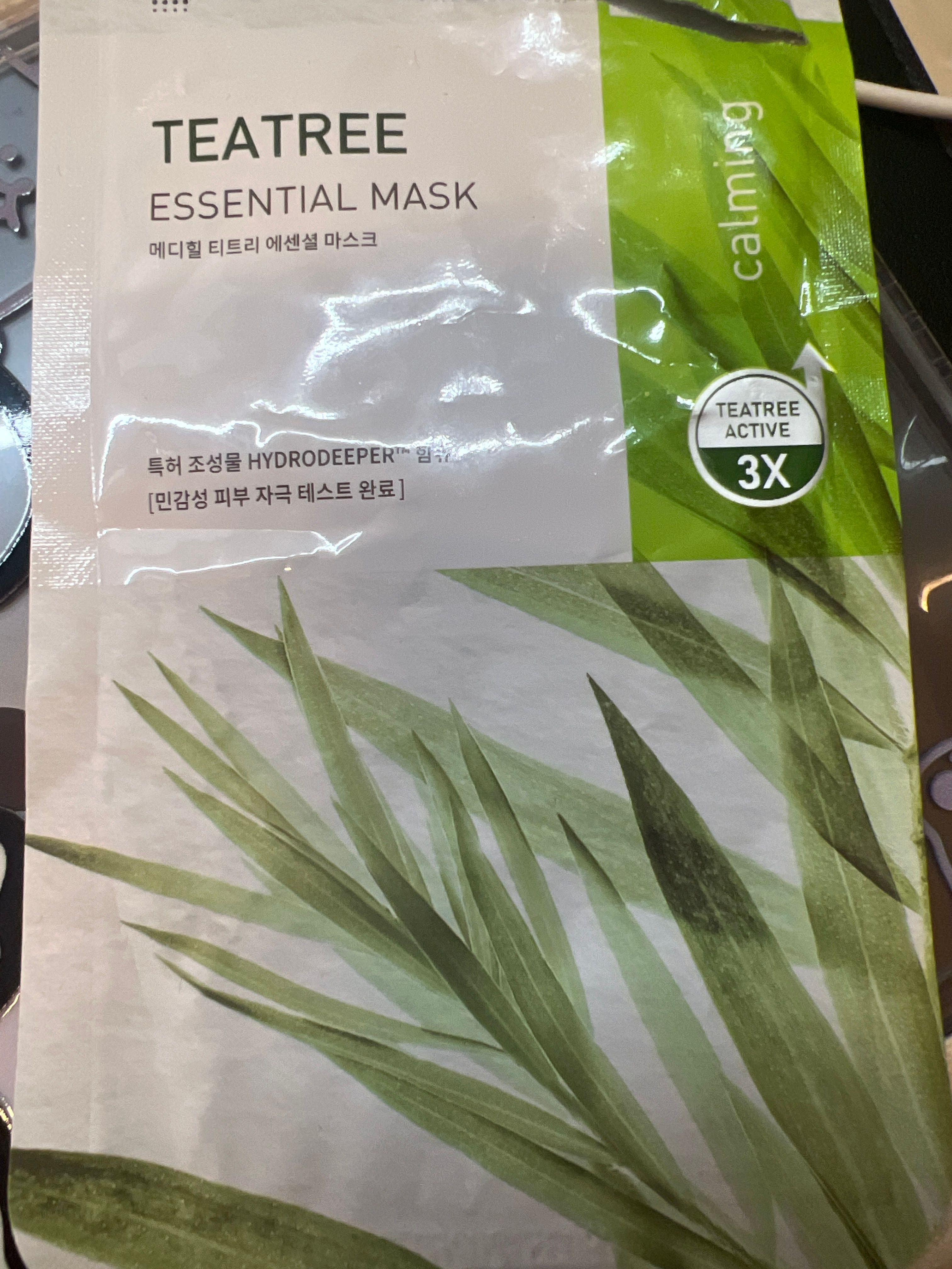 Mediheal 茶樹舒緩護理保濕導入精華面膜 真實評價/實測照片 bycha***tte 2