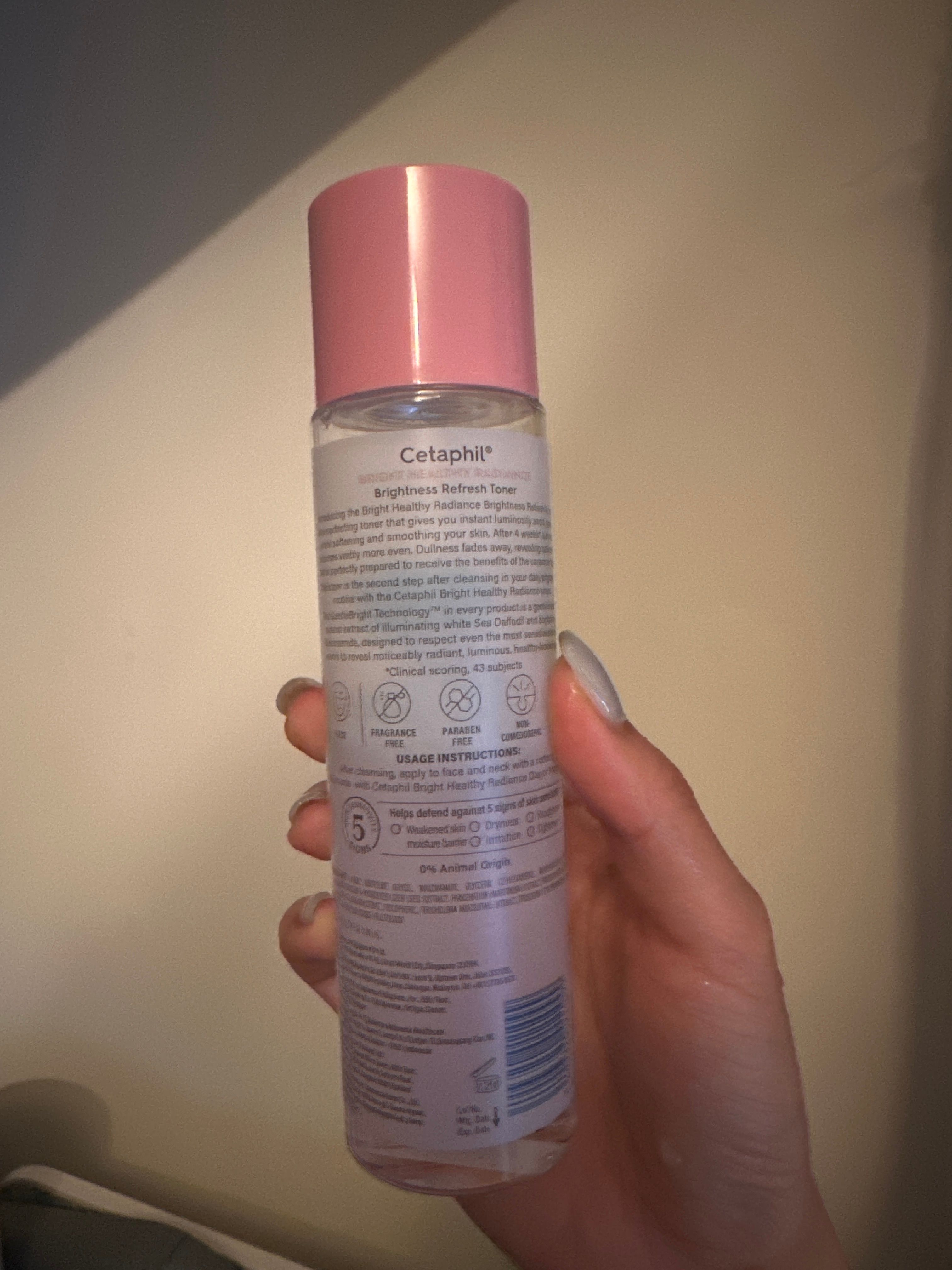 Cetaphil 舒特膚透亮抗敏爽膚水 真實評價/實測照片 byWo**32 1