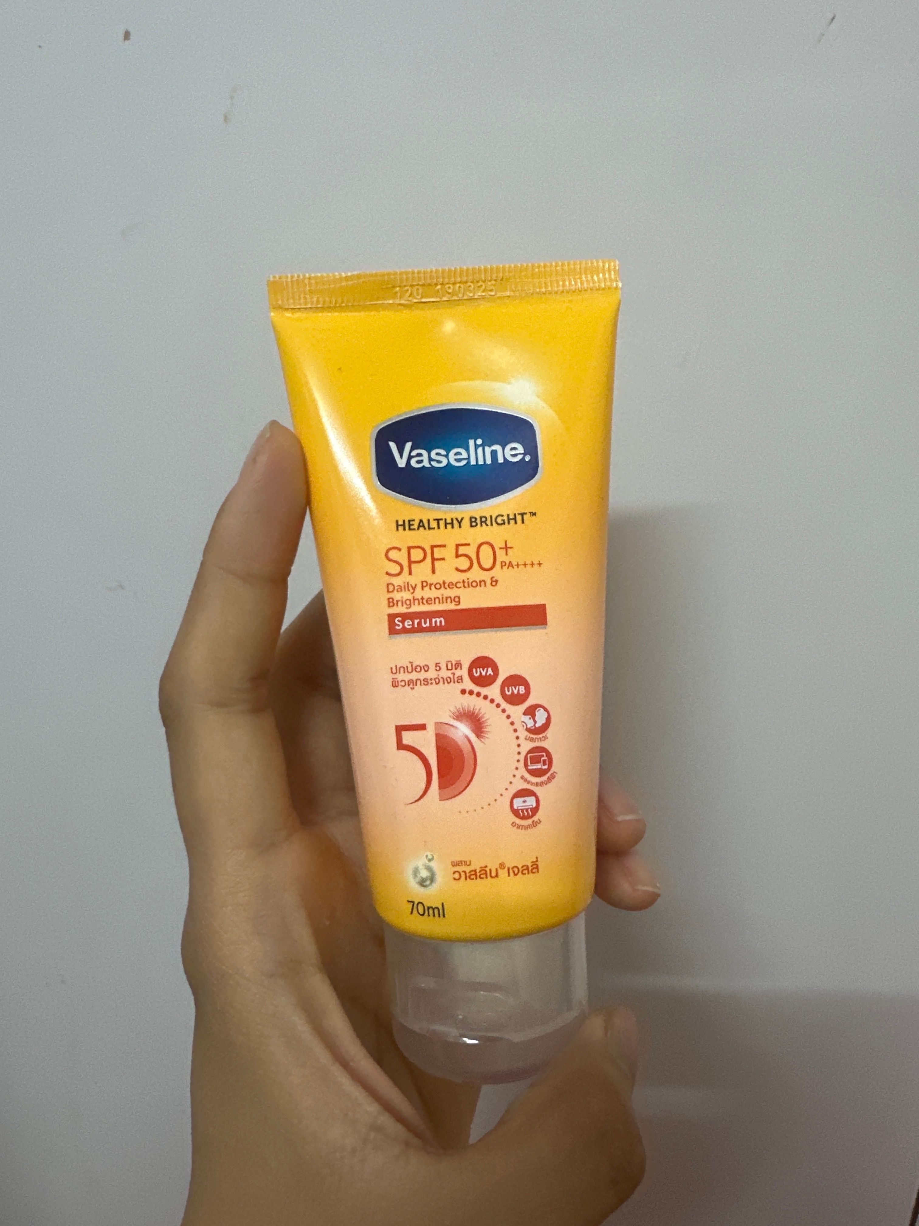 Vaseline 凡士林 日常提亮防曬精華液 真實評價/實測照片 byA*c 1