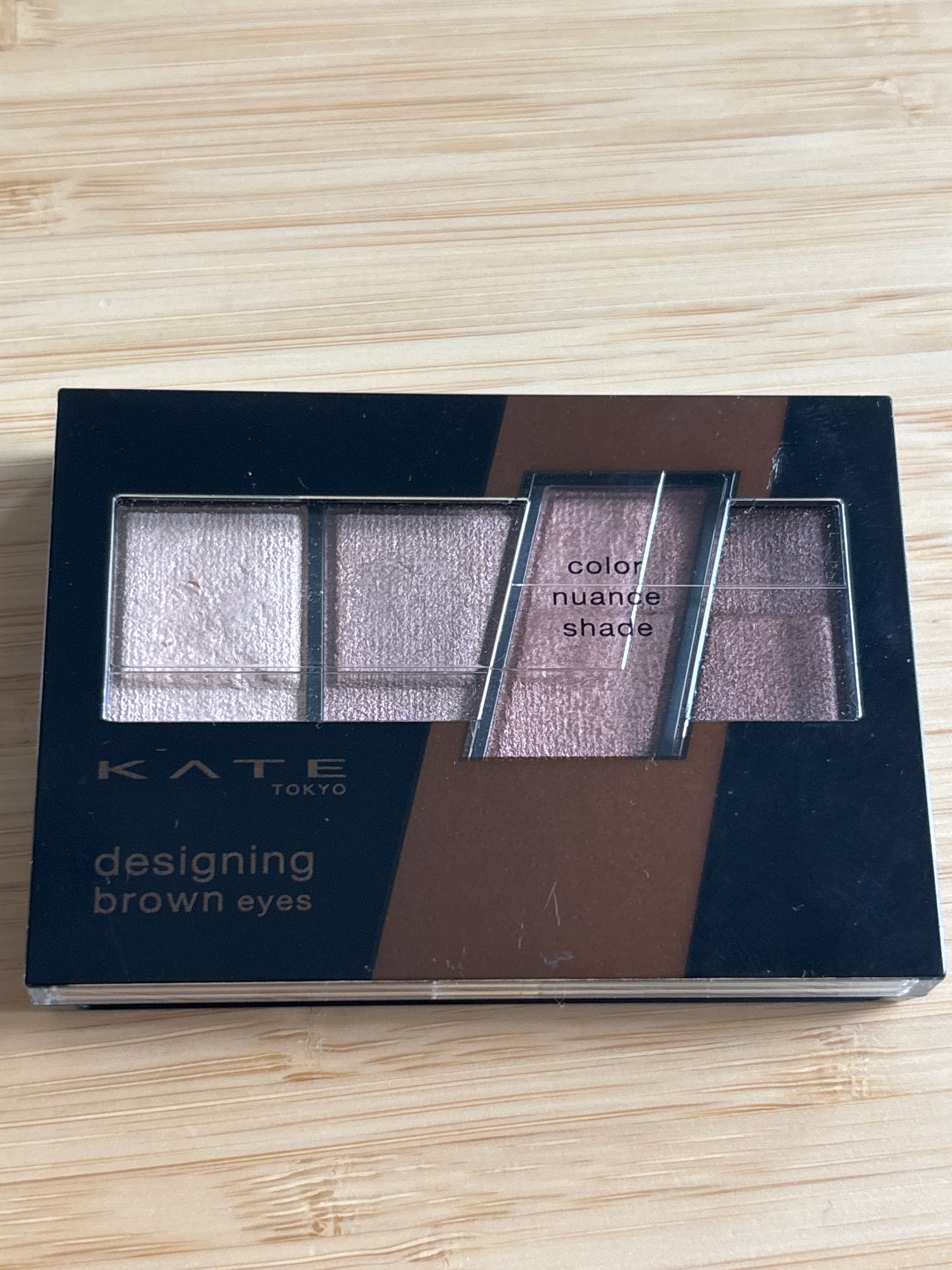 KATE 色影迷棕眼影盒 真實評價/實測照片 byC**. 2