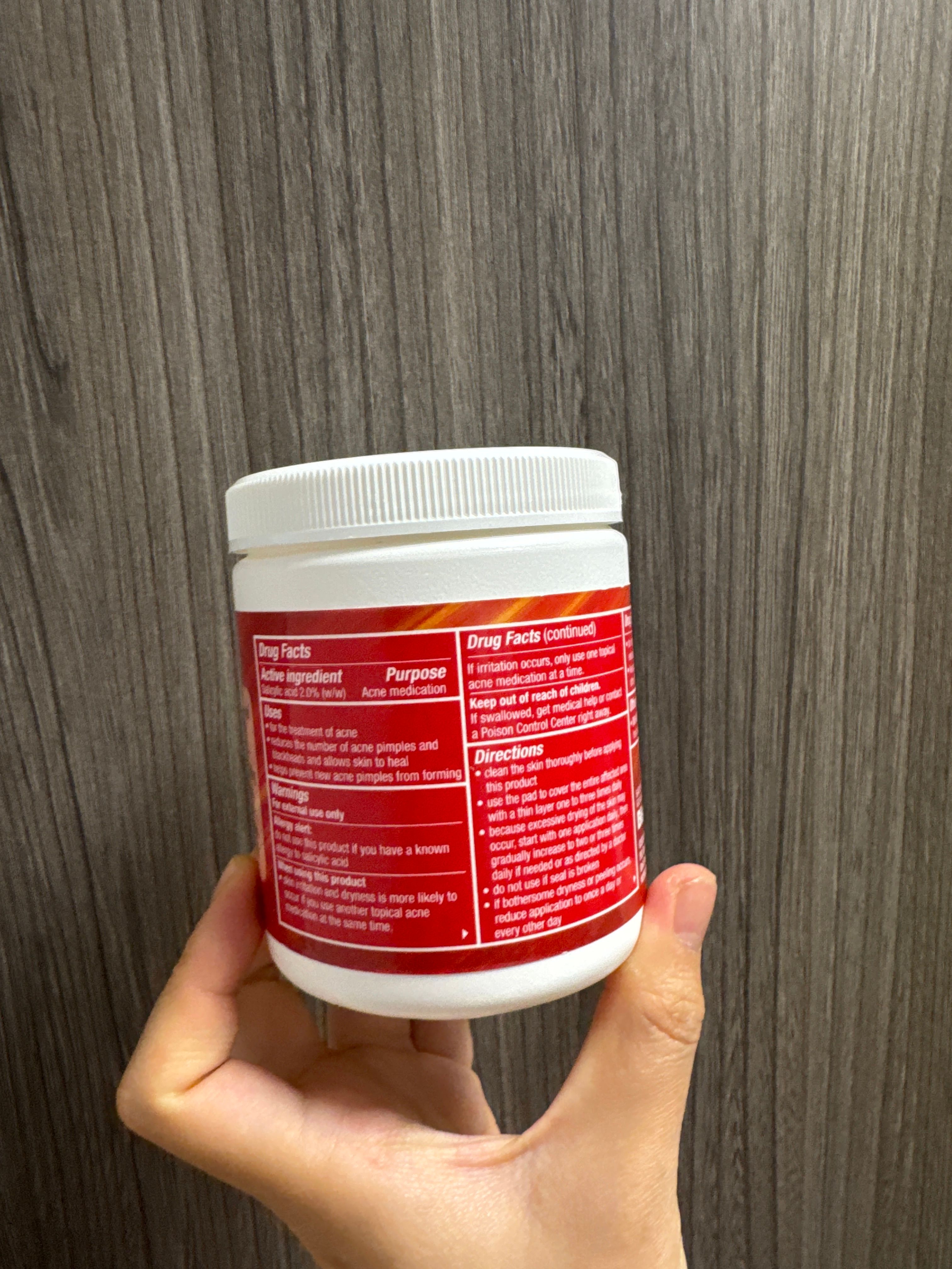 Stridex 2%水楊酸棉片 真實評價/實測照片 byT*m 1