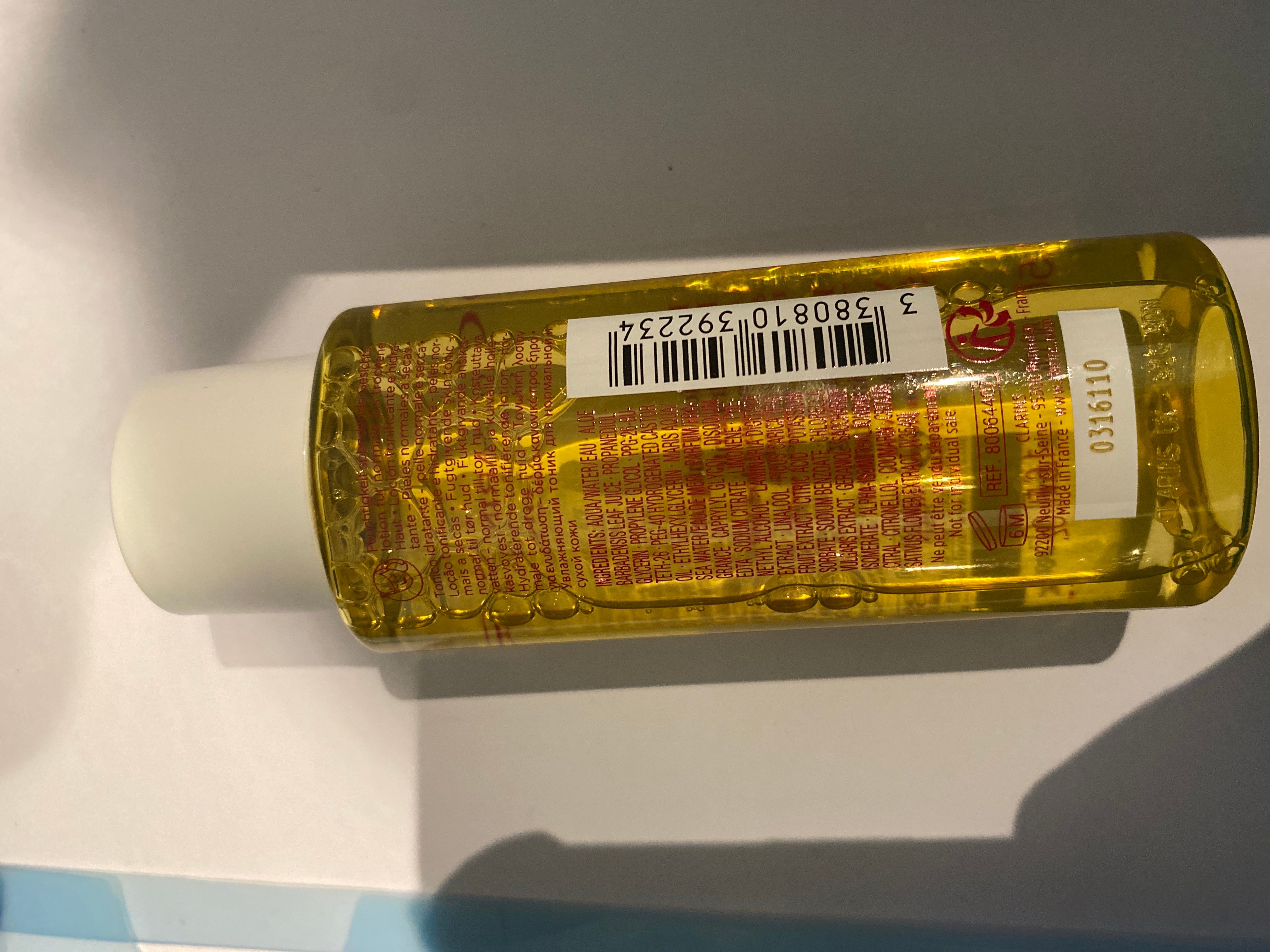 CLARINS 温和爽膚露 (乾性或中性肌適用) Toning Lotion with Camomile Alcohol-free 真實評價/實測照片 bylh***ll 1
