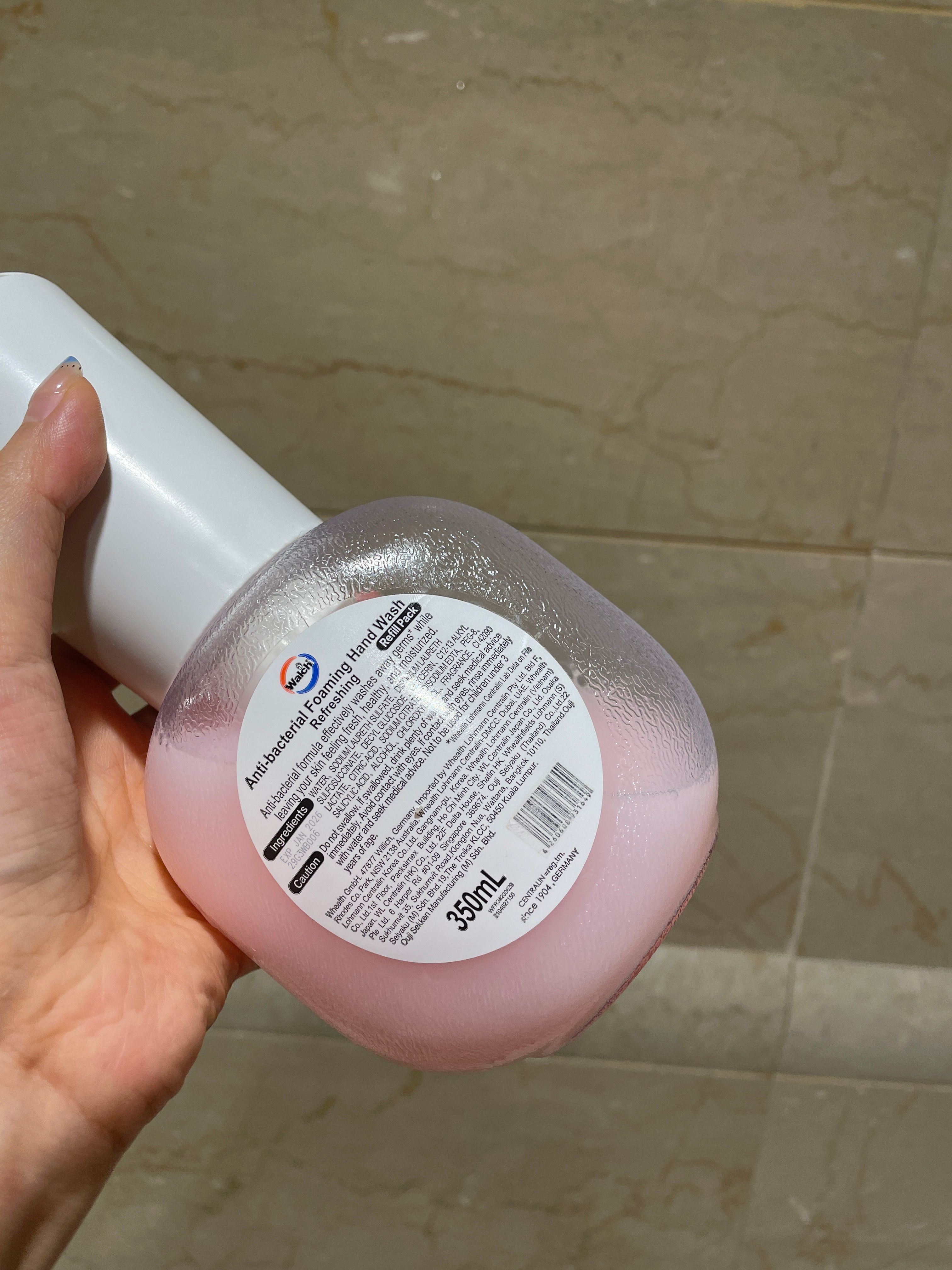Walch 威露士 自動泡沬洗手液機 + 泡沫殺菌洗手液 真實評價/用後感 bychr********************com 2 Walch 威露士 自動泡沬洗手液機 + 泡沫殺菌洗手液 真實評價/實測照片 bychr********************com 2
