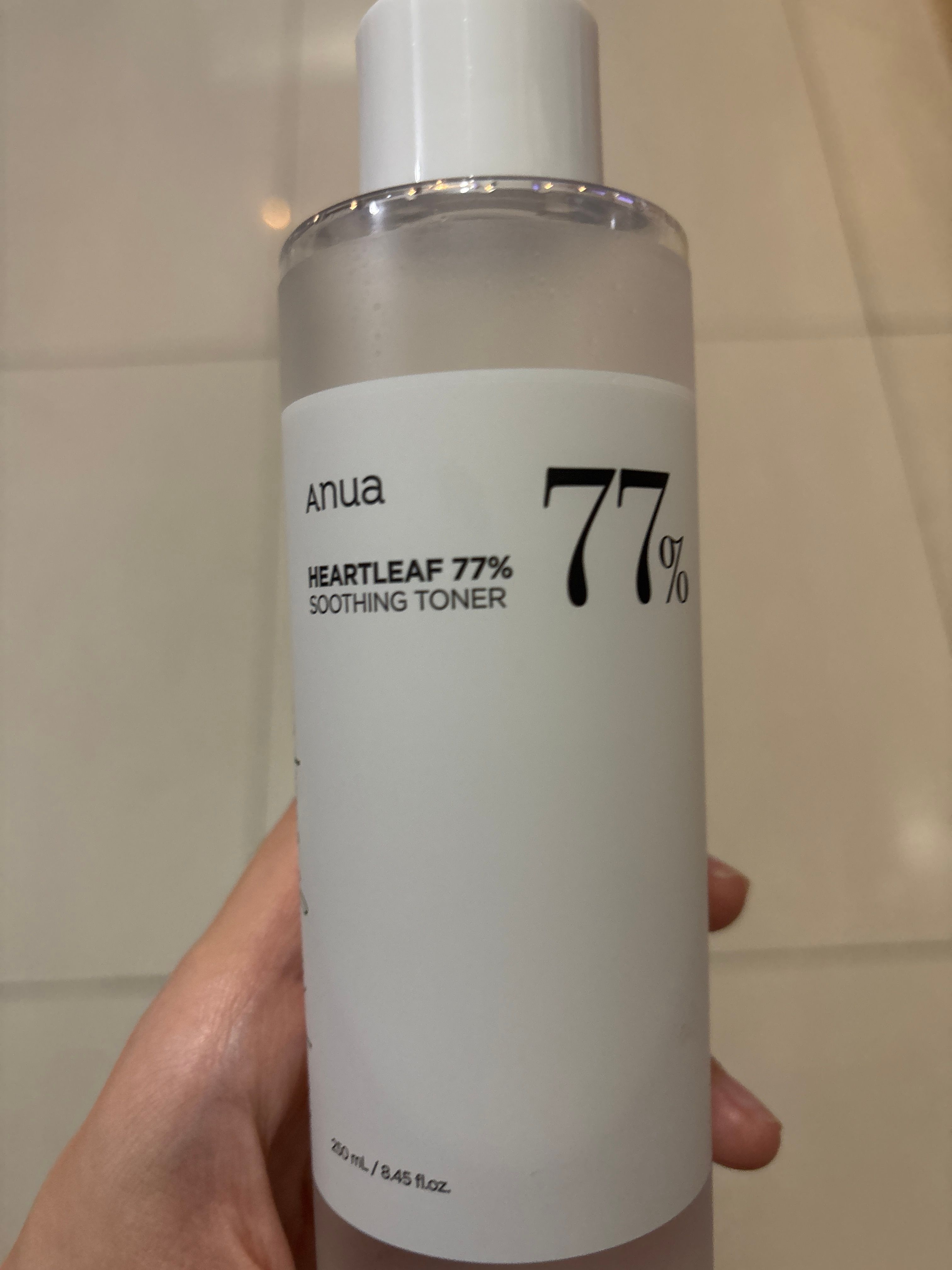 ANUA 77% 魚腥草爽膚水 (77%魚腥草舒緩鎮靜保濕爽膚水) 真實評價/實測照片 by* 1