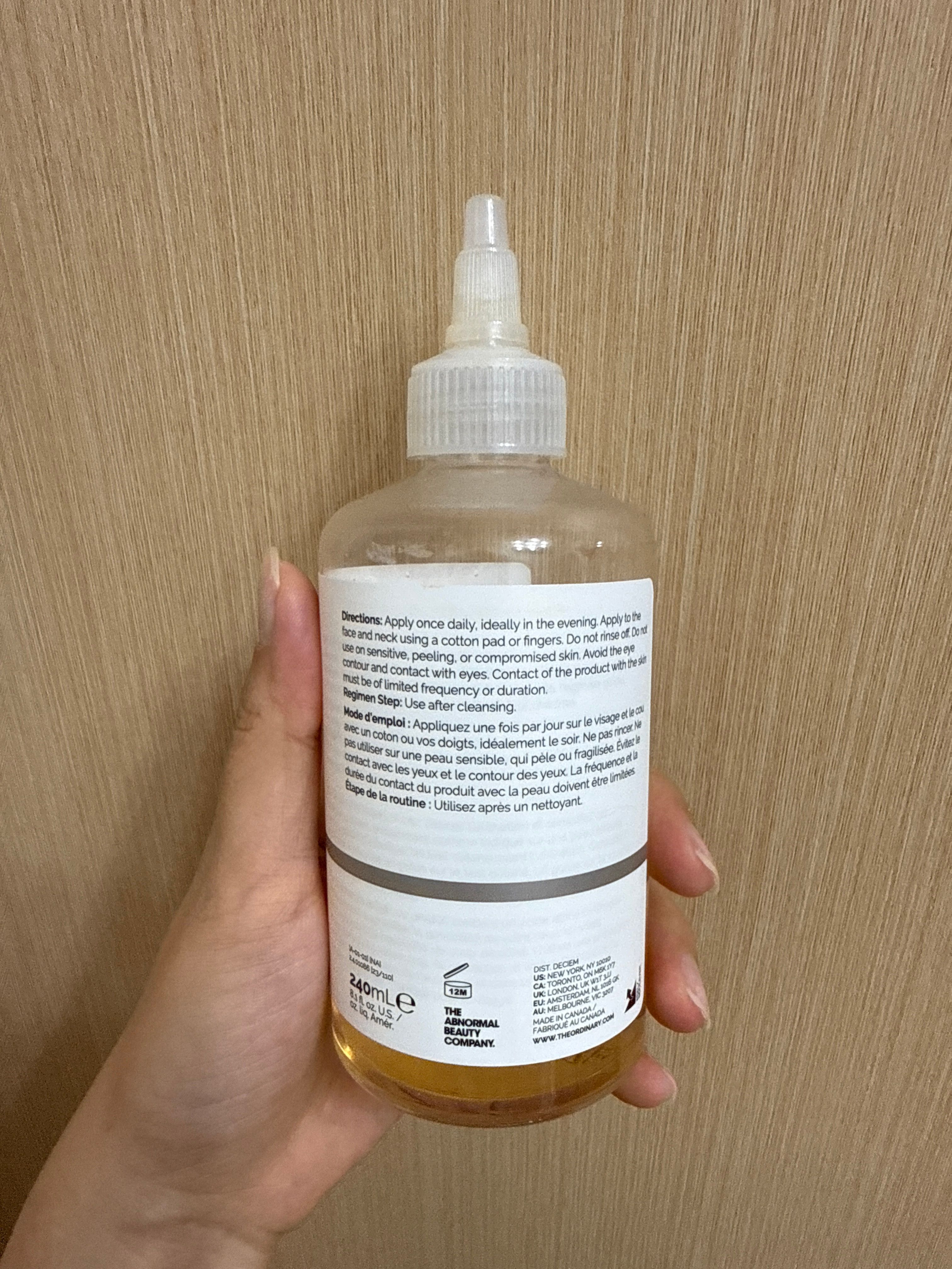 The Ordinary 甘醇酸7%爽膚水 真實評價/實測照片 byLil*****ZOU 1