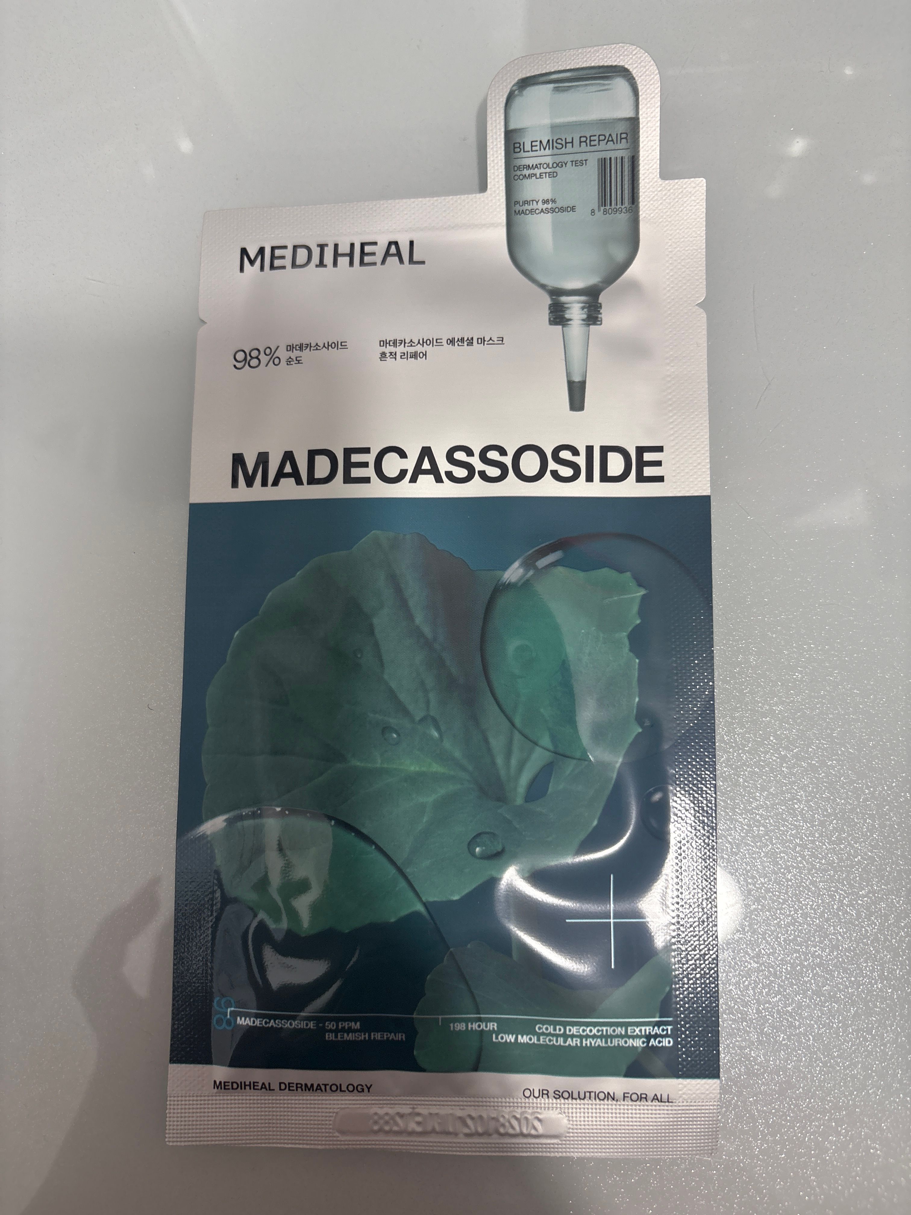 Mediheal 活性積雪草舒緩保濕面膜 真實評價/用後感 byzoe*************************com 2 Mediheal 活性積雪草舒緩保濕面膜 真實評價/實測照片 byzoe*************************com 2