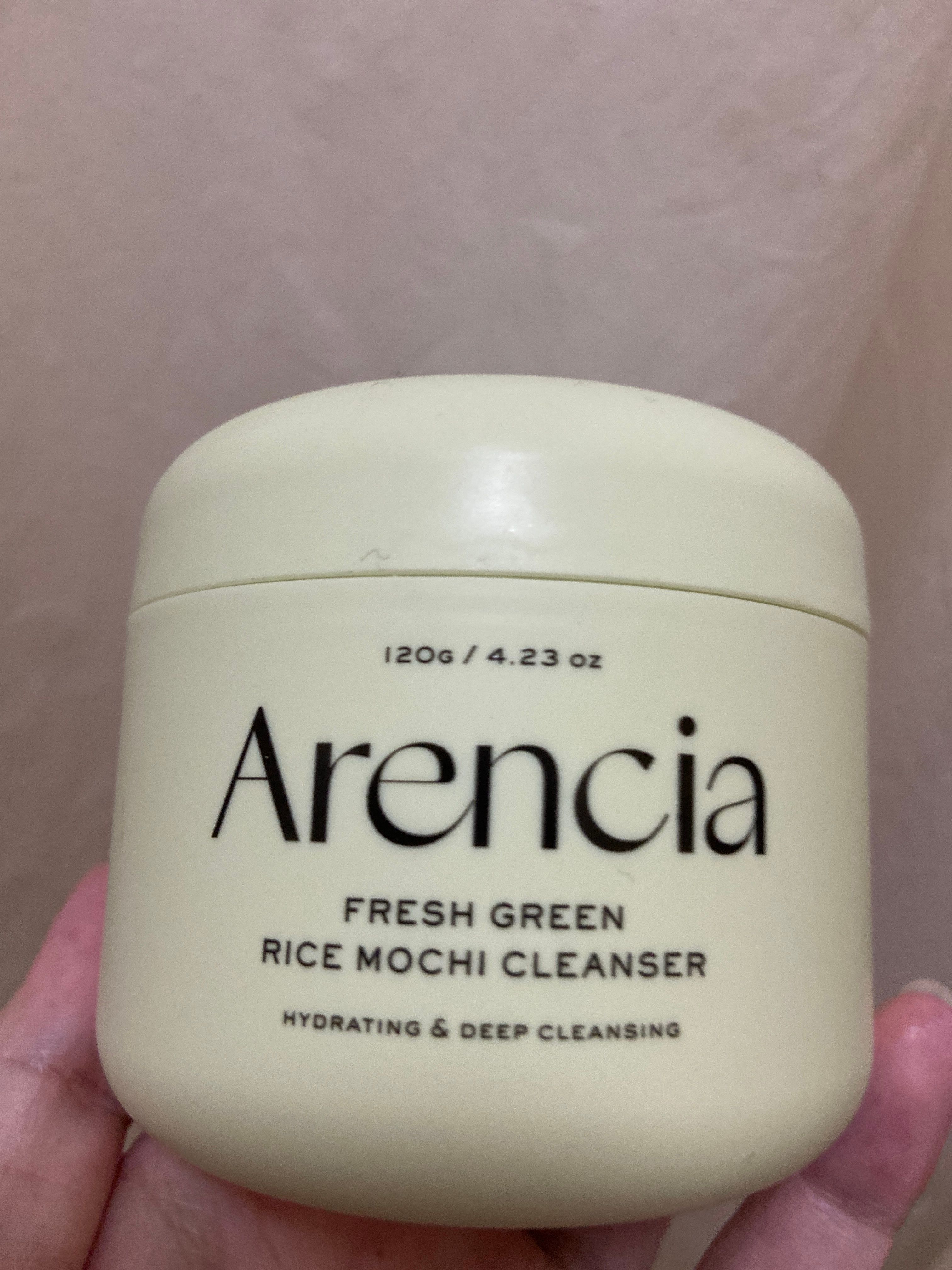 Arencia 綠色年糕保濕潔面乳 真實評價/實測照片 byW**h 2