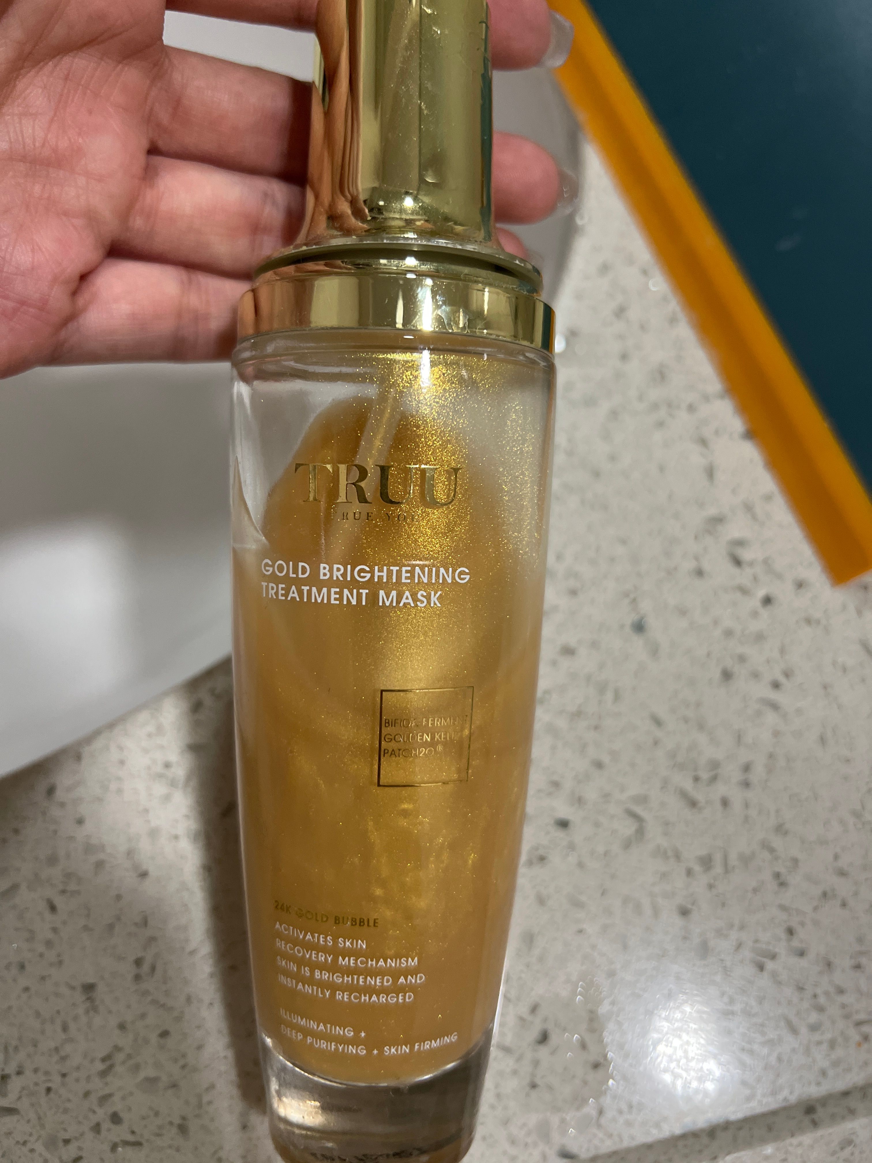 TRUU  黃金修護白泡泡面膜 真實評價/實測照片 byK* 2