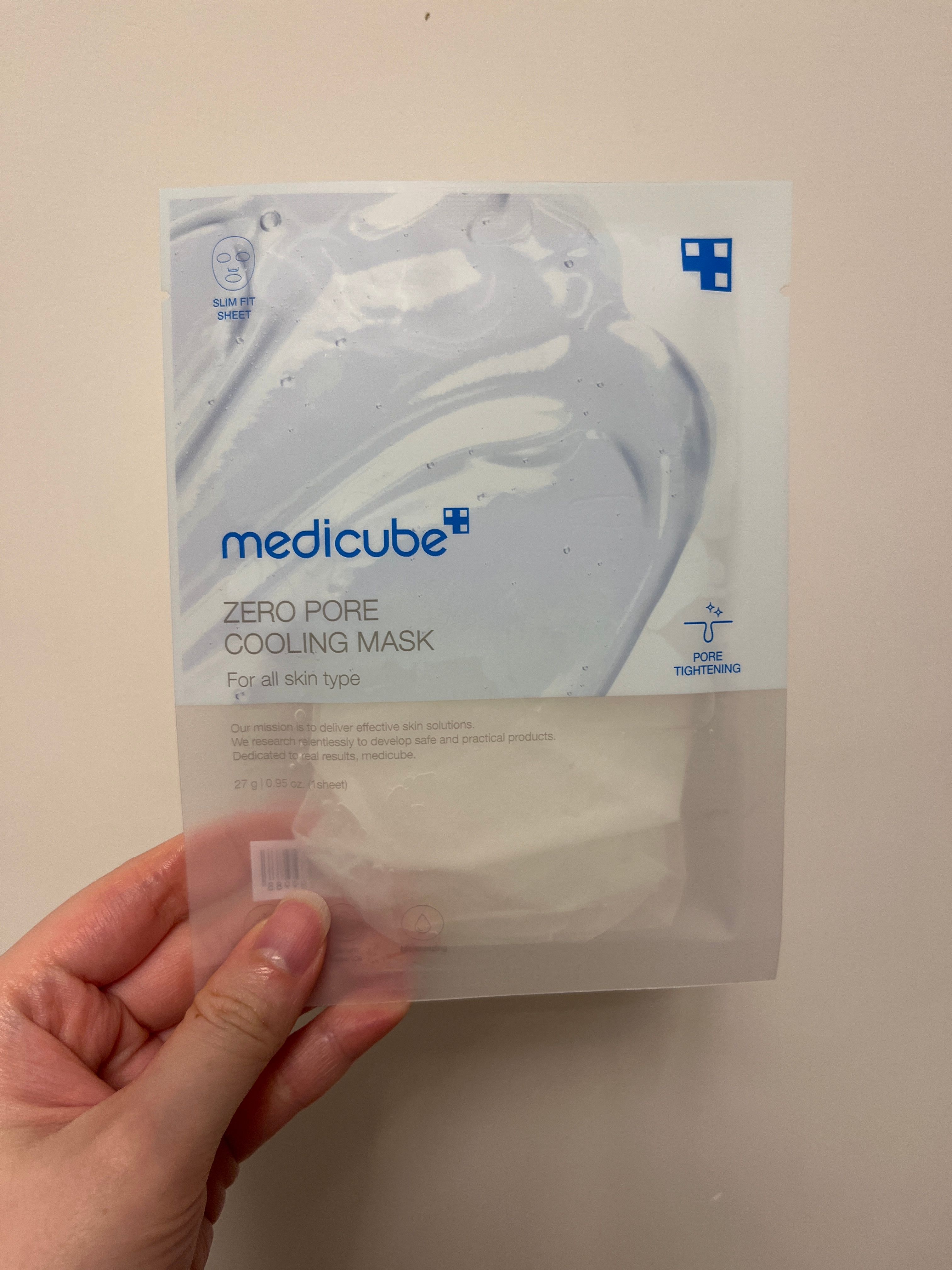 Medicube ZERO毛孔淨化冰感面膜 真實評價/實測照片 byde***bb 2