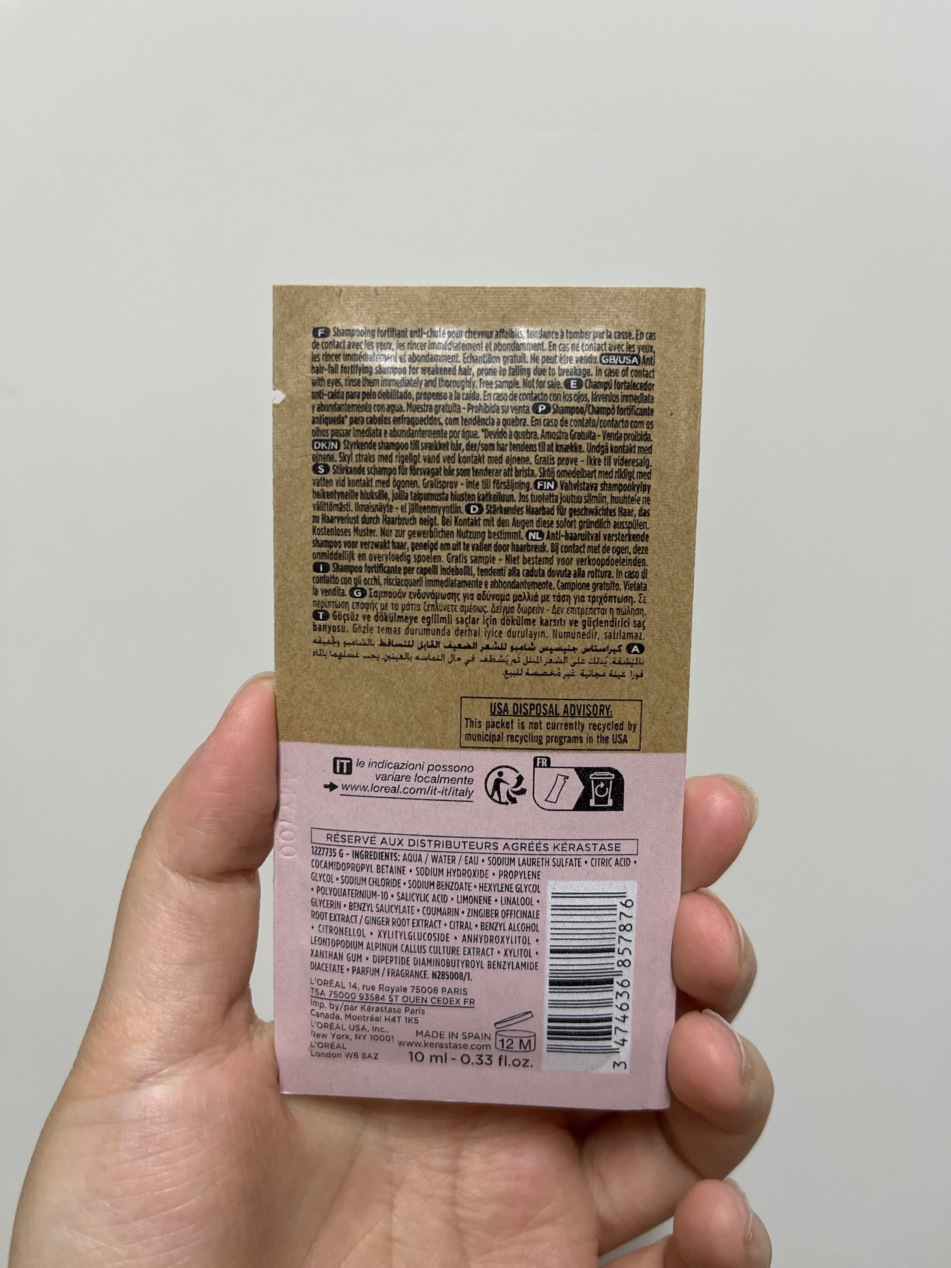 KÉRASTASE 防掉髮輕盈浴髮乳 真實評價/用後感 byQIN****ING 1 KÉRASTASE 防掉髮輕盈浴髮乳 真實評價/實測照片 byQIN****ING 1