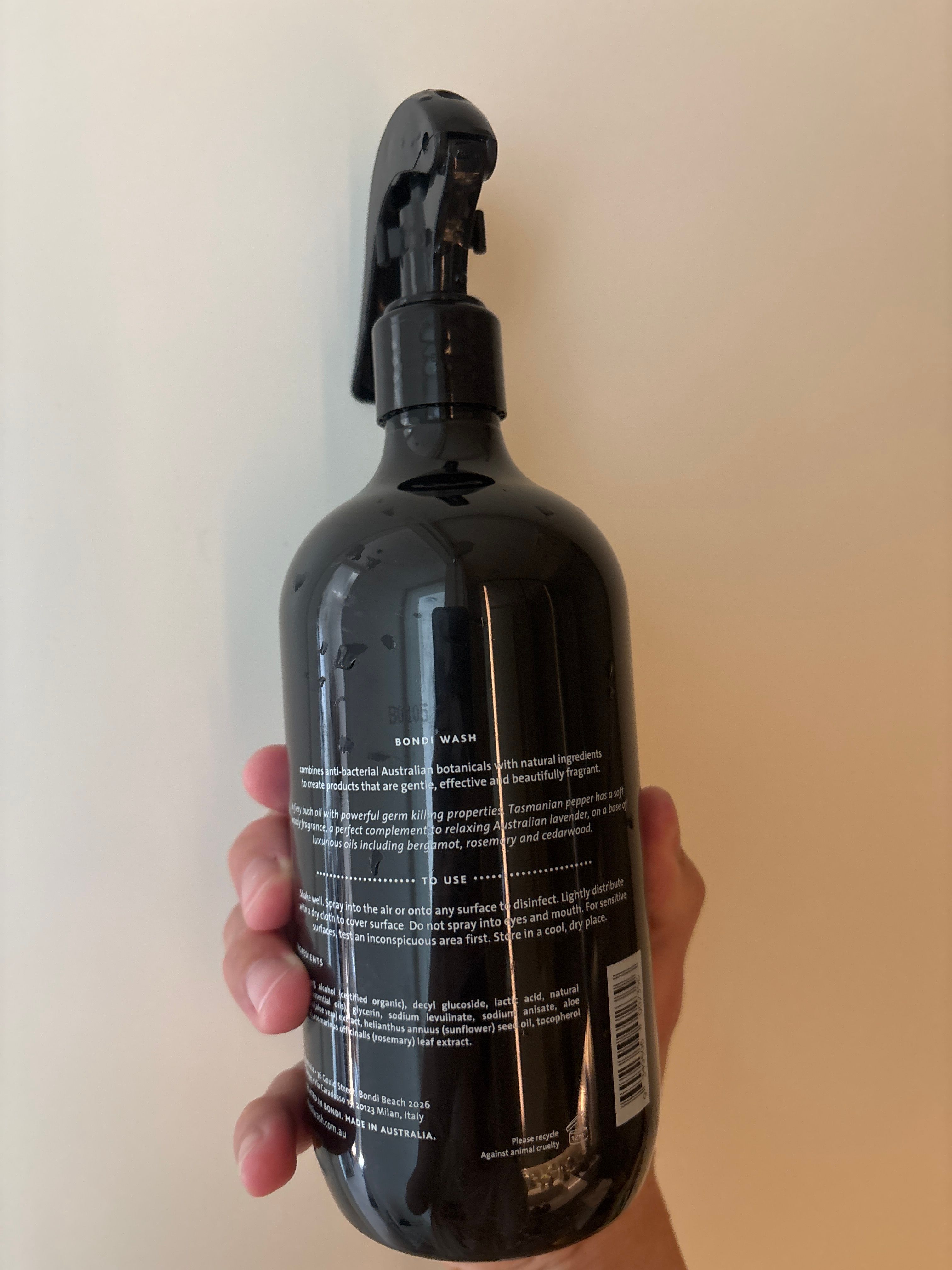 BONDI WASH 塔斯曼尼亞胡椒及薰衣草天然精油消毒噴霧 真實評價/用後感 byayw***********com 1 BONDI WASH 塔斯曼尼亞胡椒及薰衣草天然精油消毒噴霧 真實評價/實測照片 byayw***********com 1