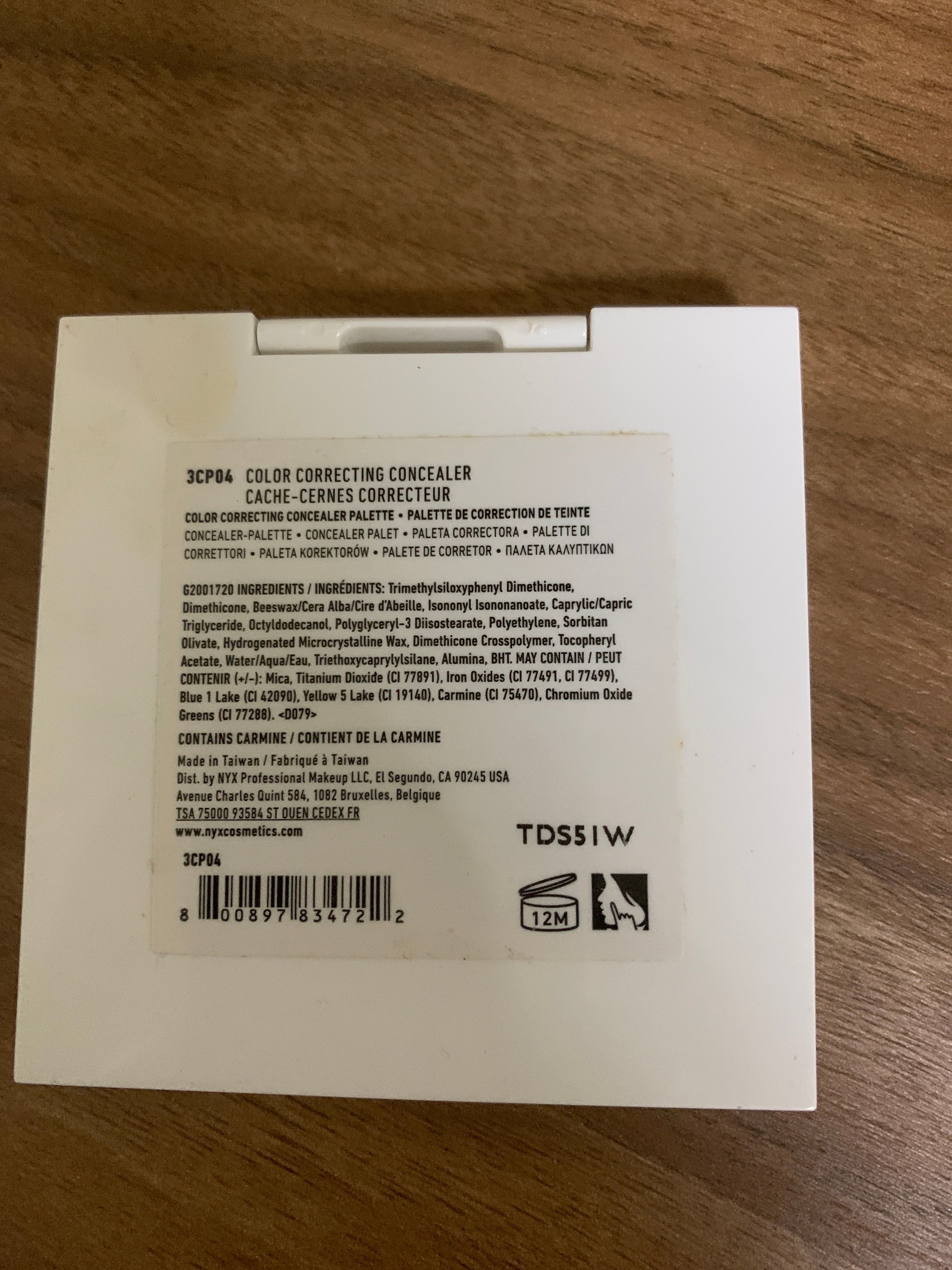 NYX 完美無暇六色遮瑕盤 真實評價/實測照片 by161**************com 2