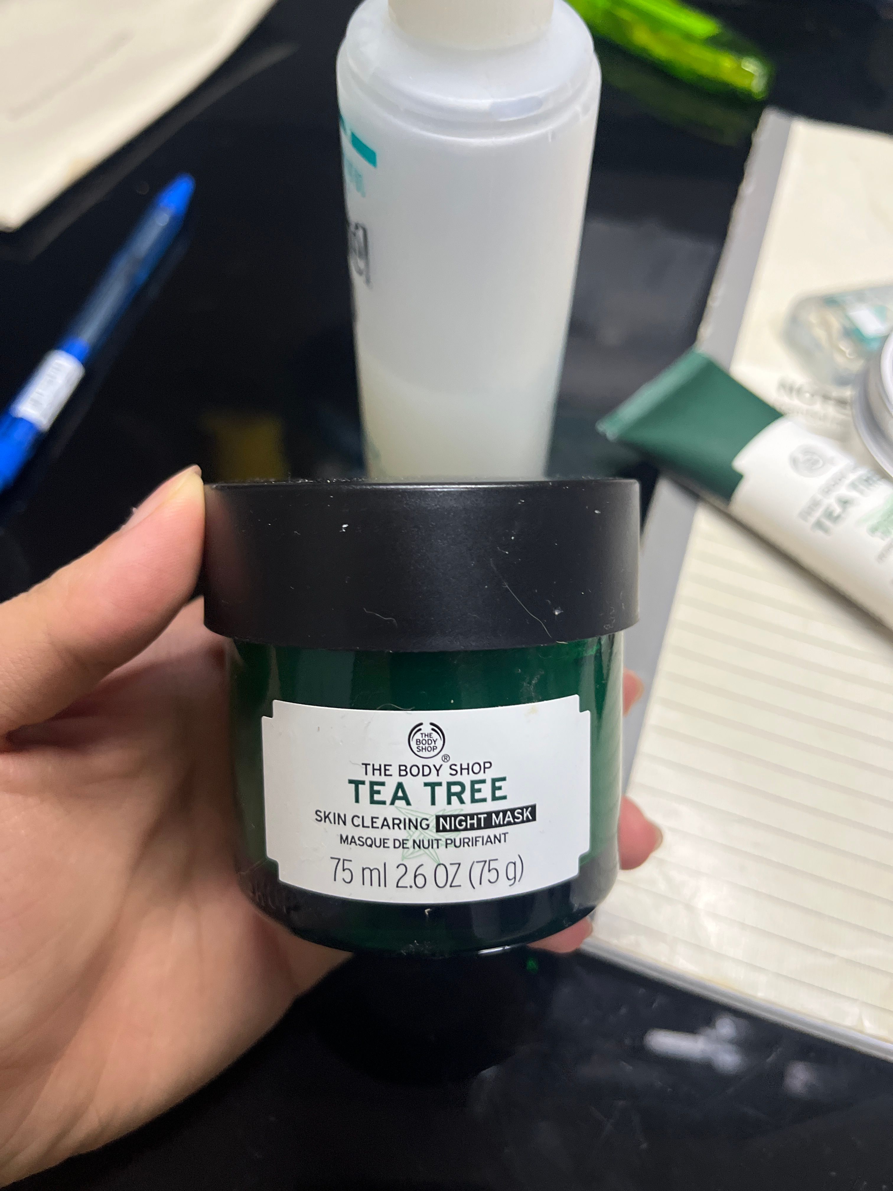 The Body Shop 茶樹抗瑕疵睡眠面膜 Tea Tree Anti-imperfection Night Mask 真實評價/實測照片 bysuk****************com 2