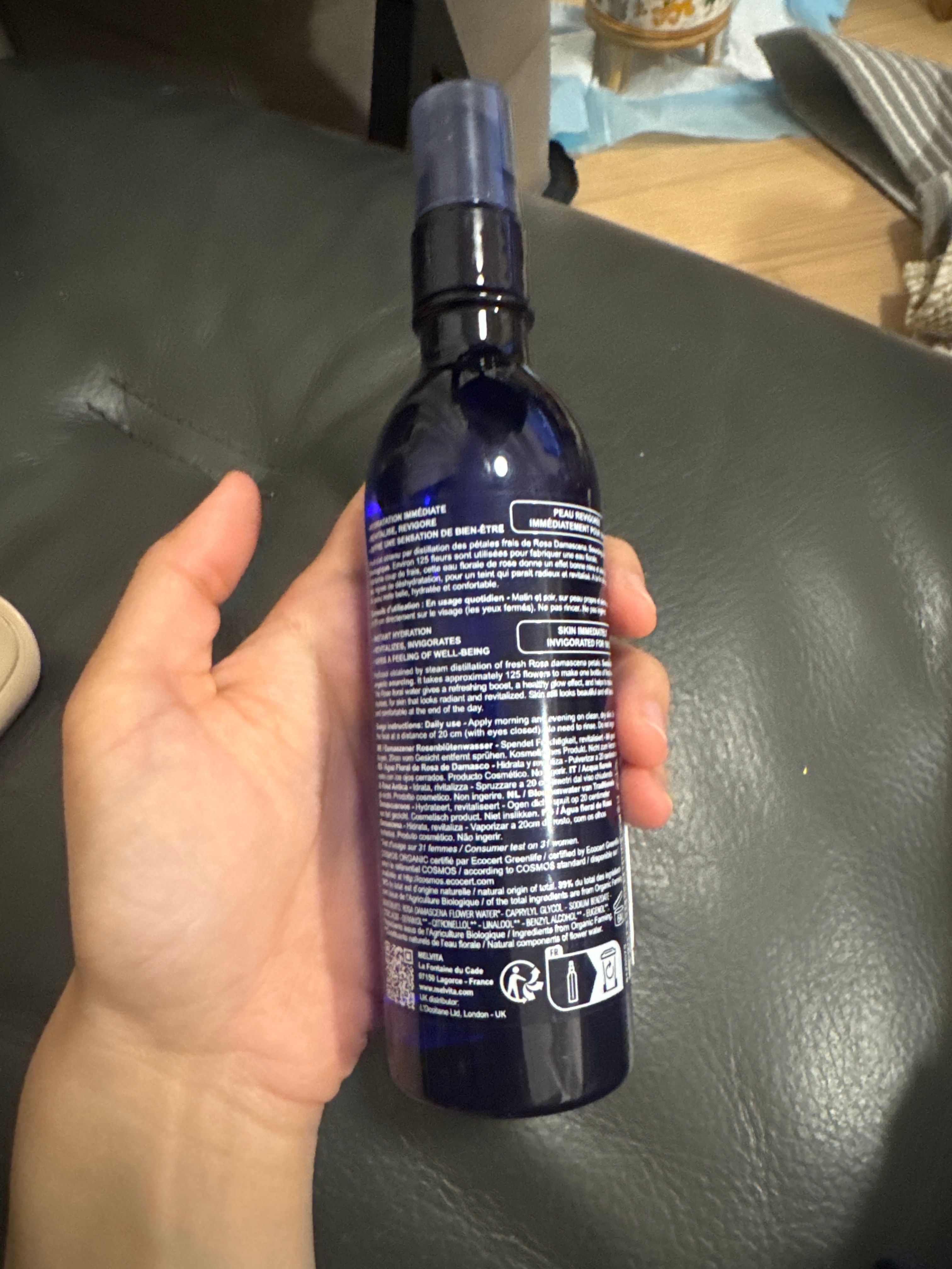 Melvita 有機大馬士革玫瑰花水 真實評價/實測照片 byLaw*****Yiu 1