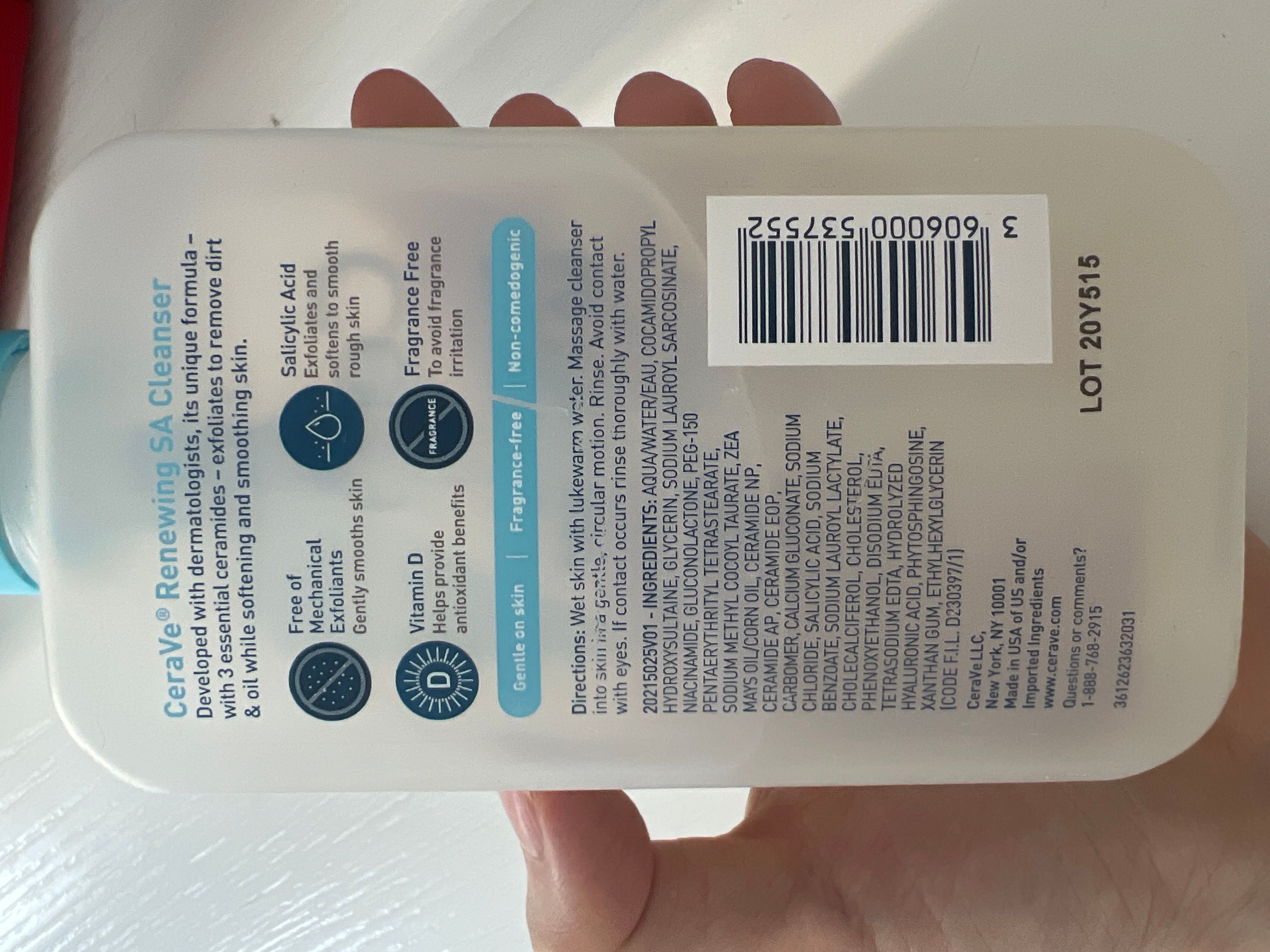 CeraVe 水楊酸煥膚潔面乳 真實評價/實測照片 byEug*** Ng 1
