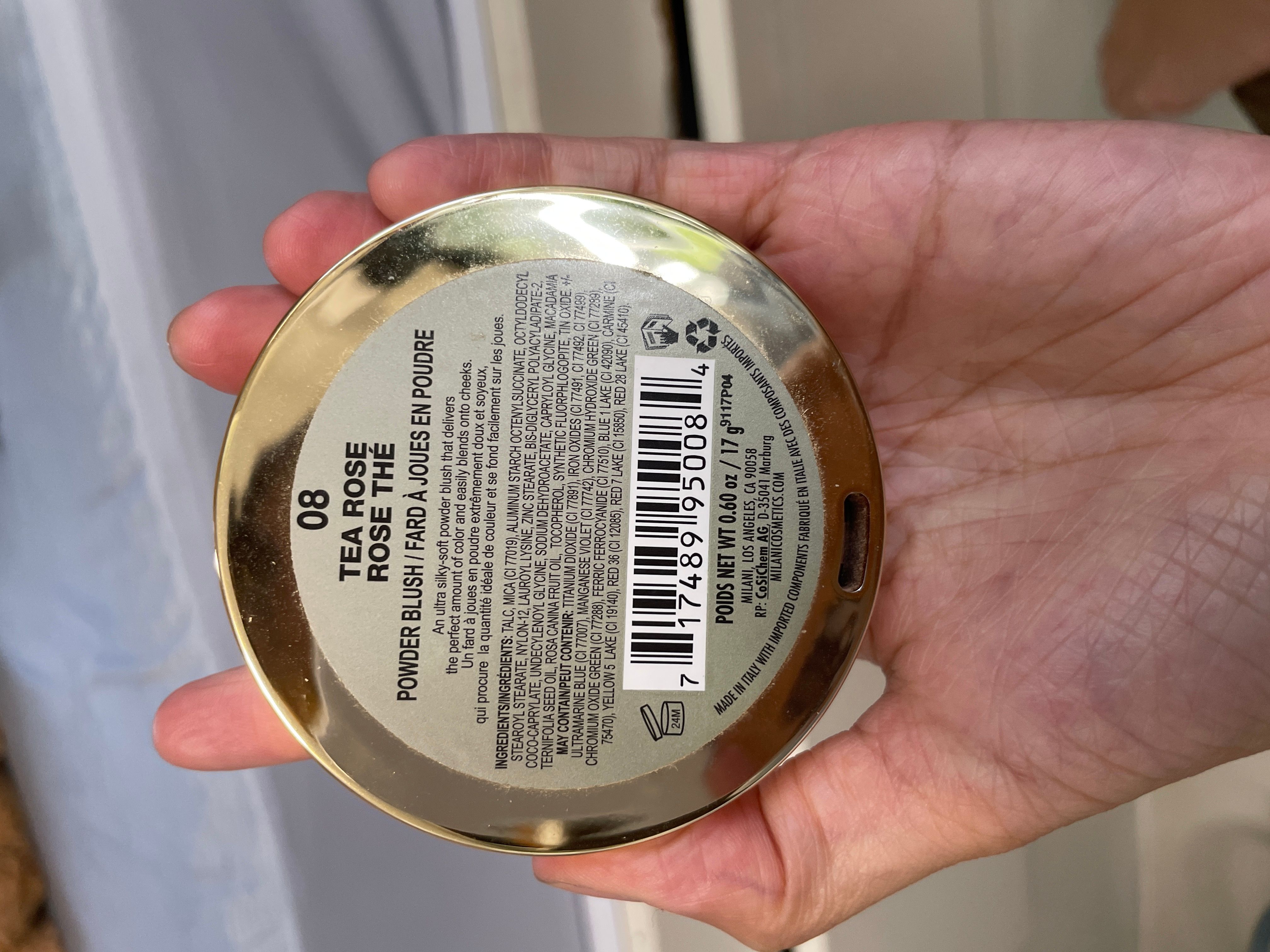 Milani Rose Powder Blush 真實評價/用後感 bytsa*******************com 1 Milani Rose Powder Blush 真實評價/實測照片 bytsa*******************com 1