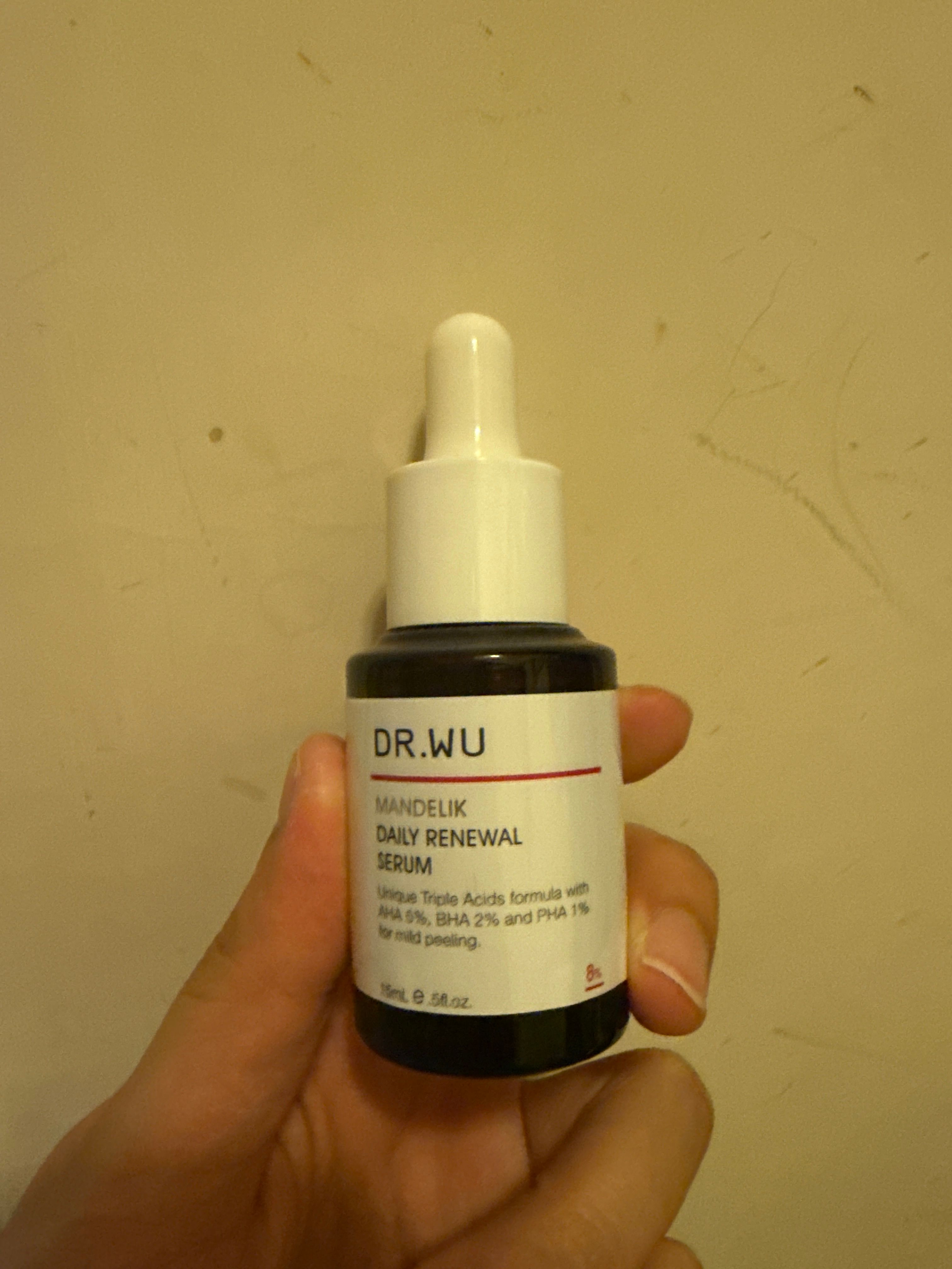 DR.WU 杏仁酸溫和煥膚精華8% 真實評價/實測照片 bybr****ig 2