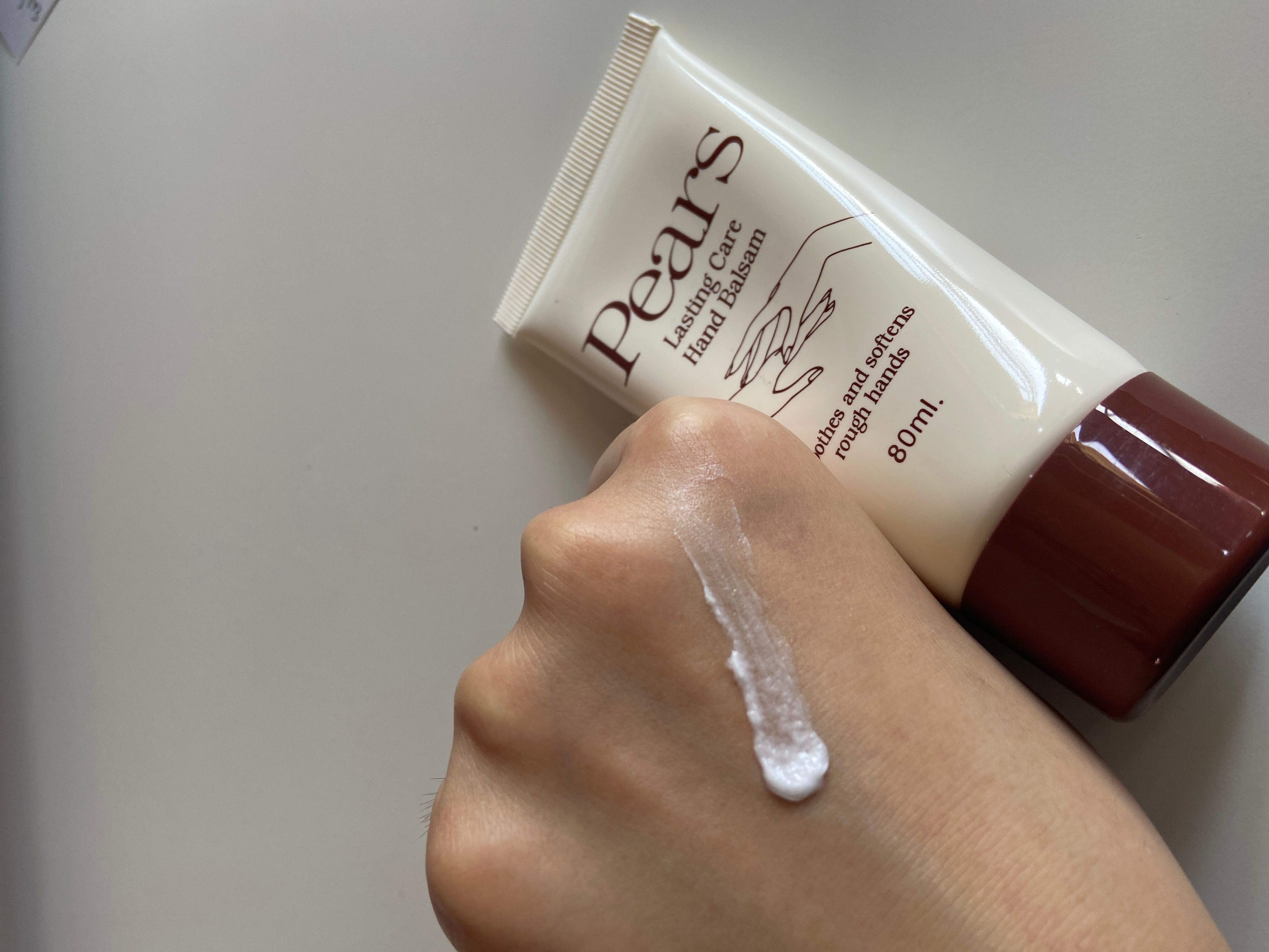 Pears 梨牌 潤手霜 真實評價/實測照片 bymin**************com 1