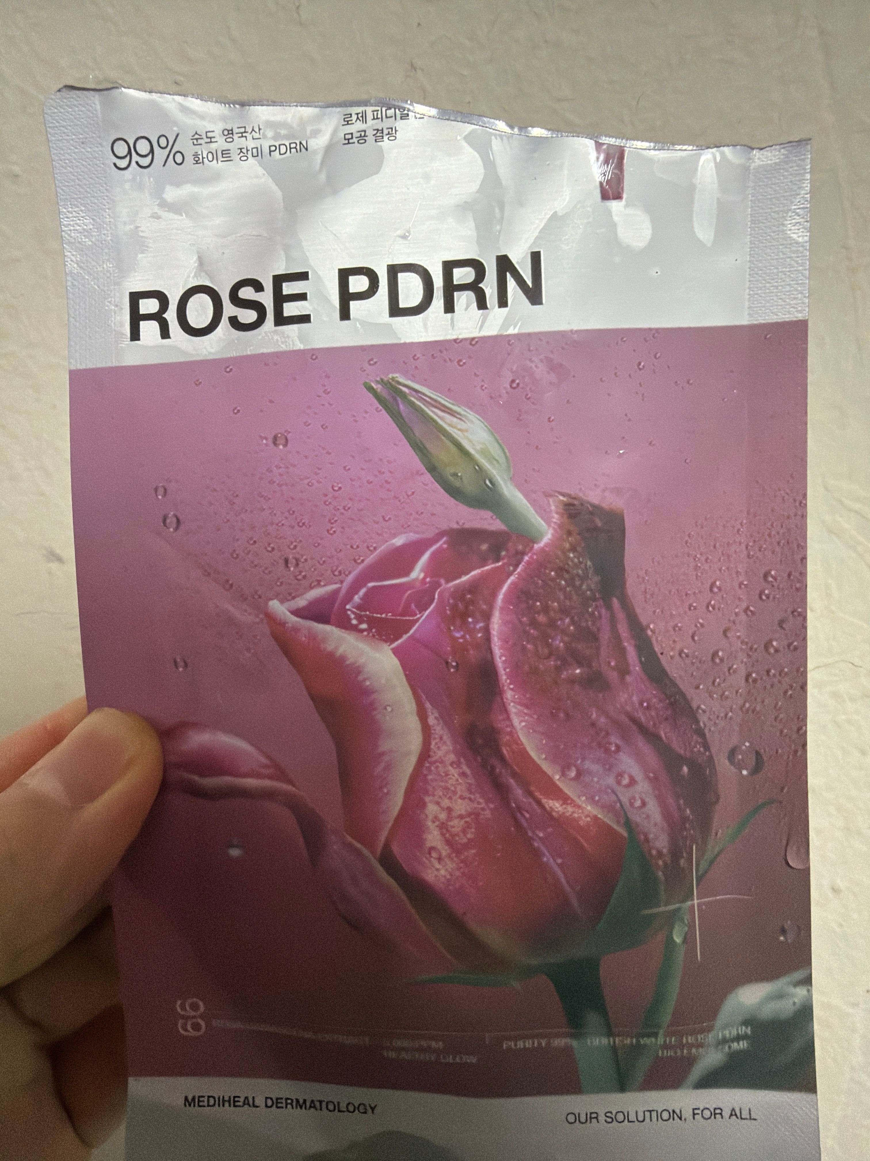 Mediheal PDRN 玫瑰精華毛孔清潔面膜 真實評價/實測照片 bytan*************com 1