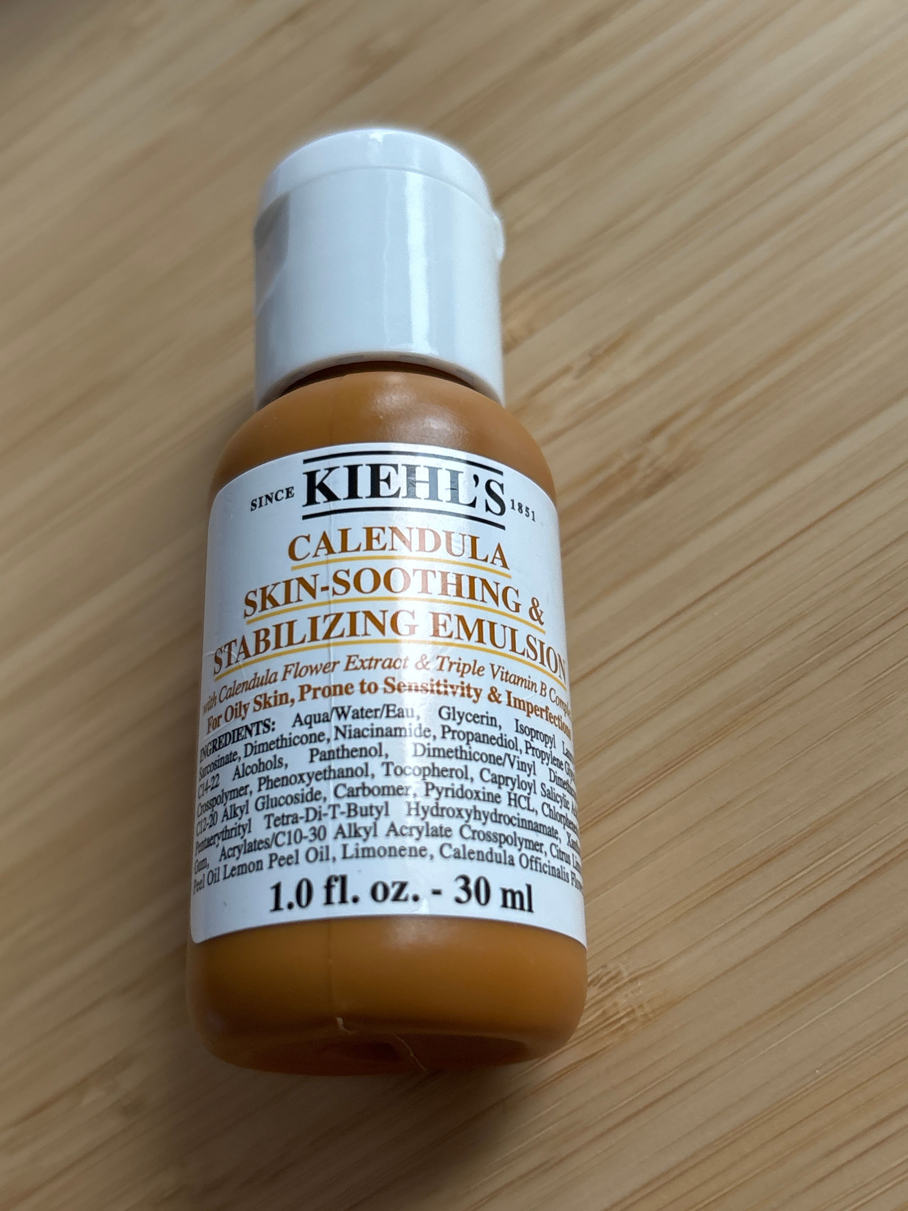 Kiehl's 金盞花舒緩平衡乳液 真實評價/實測照片 byC**. 1