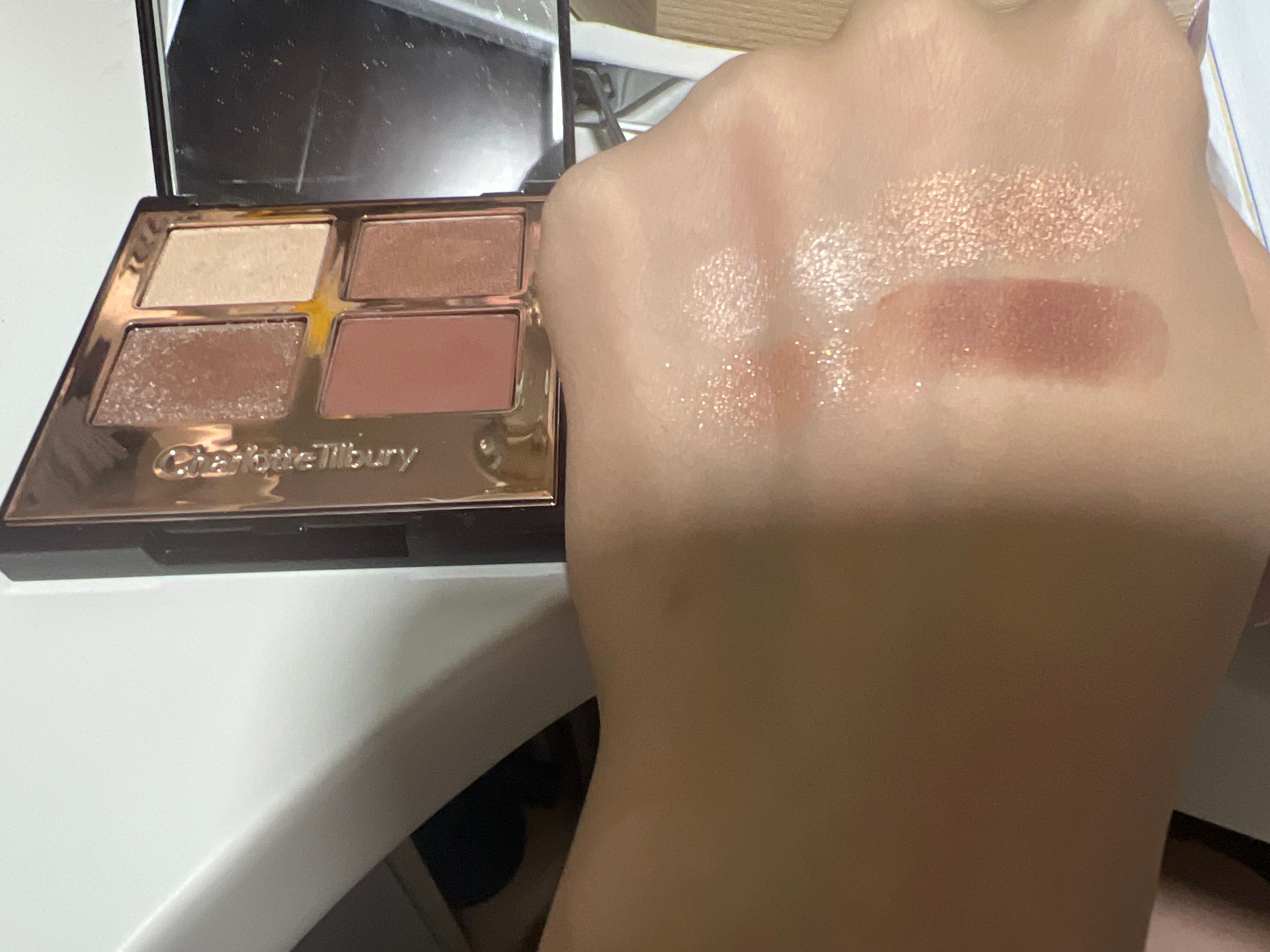 Charlotte Tilbury 四色眼影盤 Exagger- Eyes 真實評價/實測照片 byC***a 1