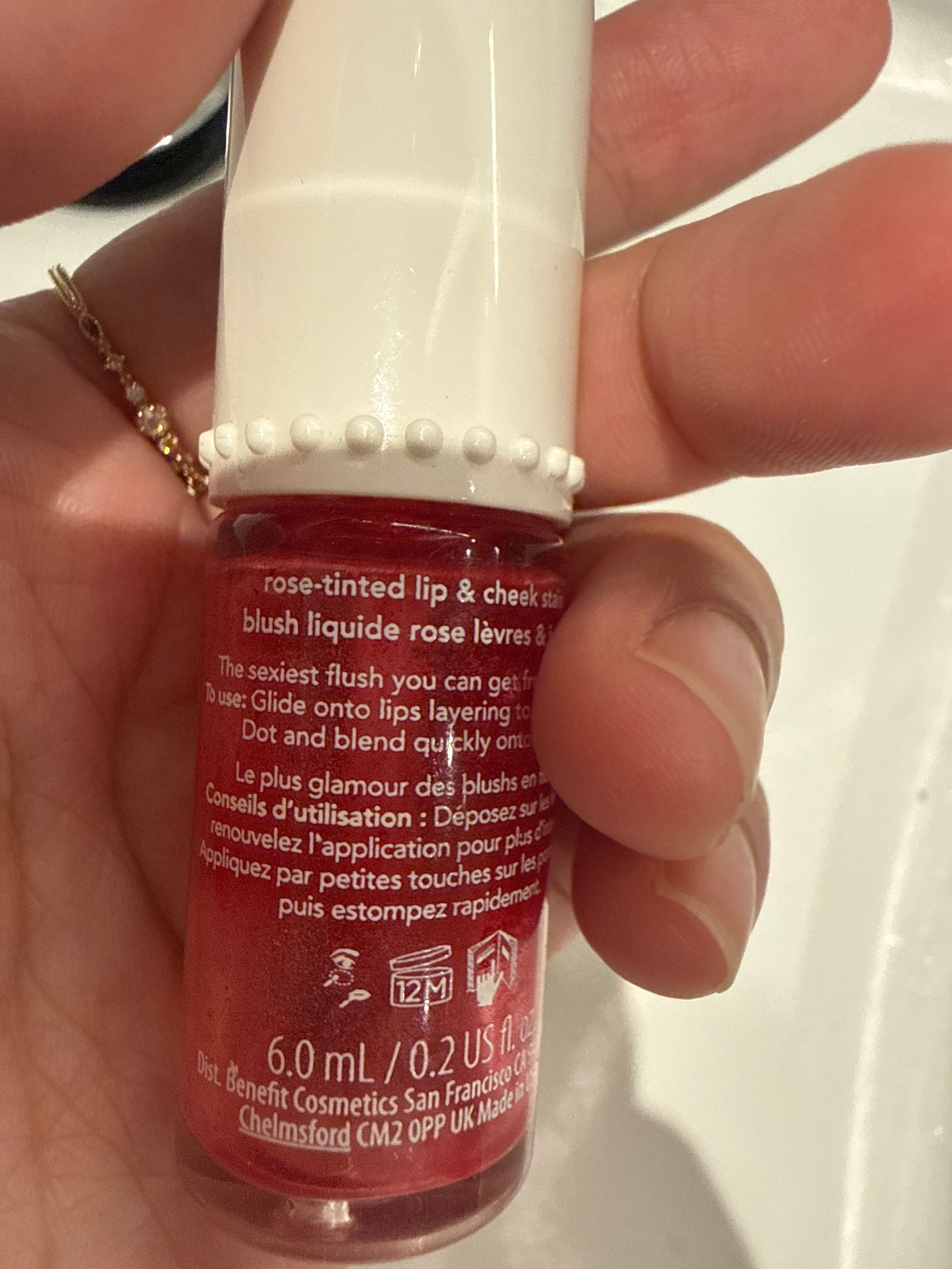 Benefit Cosmetics 唇頰兩用胭脂水 Benetint Cheek & Lip Stain 真實評價/實測照片 byH***n 1