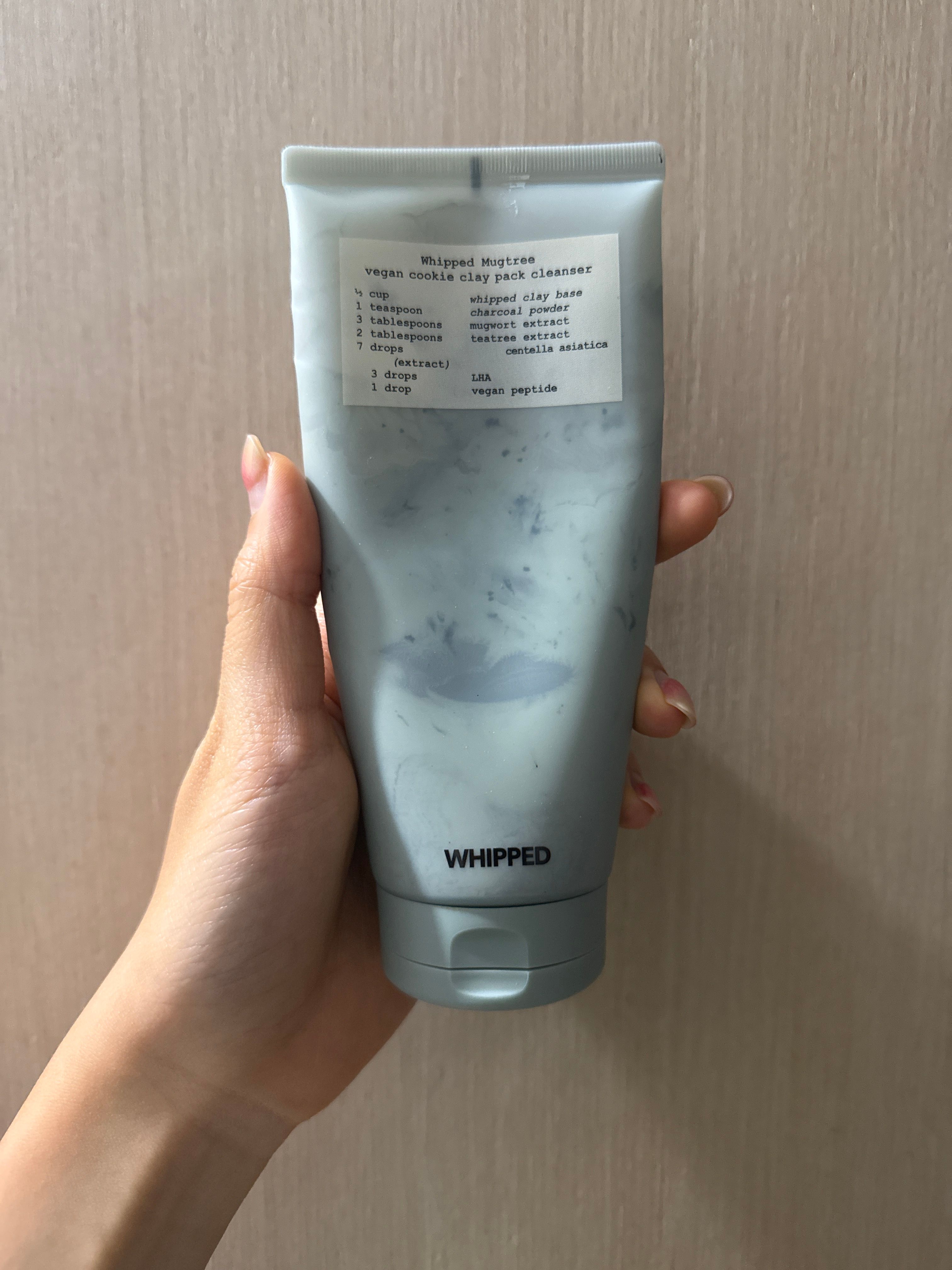 WHIPPED 天然植萃艾草曲奇清毛孔深清4合1泥膜X卸妝X潔面乳 真實評價/用後感 byW*S 1 WHIPPED 天然植萃艾草曲奇清毛孔深清4合1泥膜X卸妝X潔面乳 真實評價/實測照片 byW*S 1