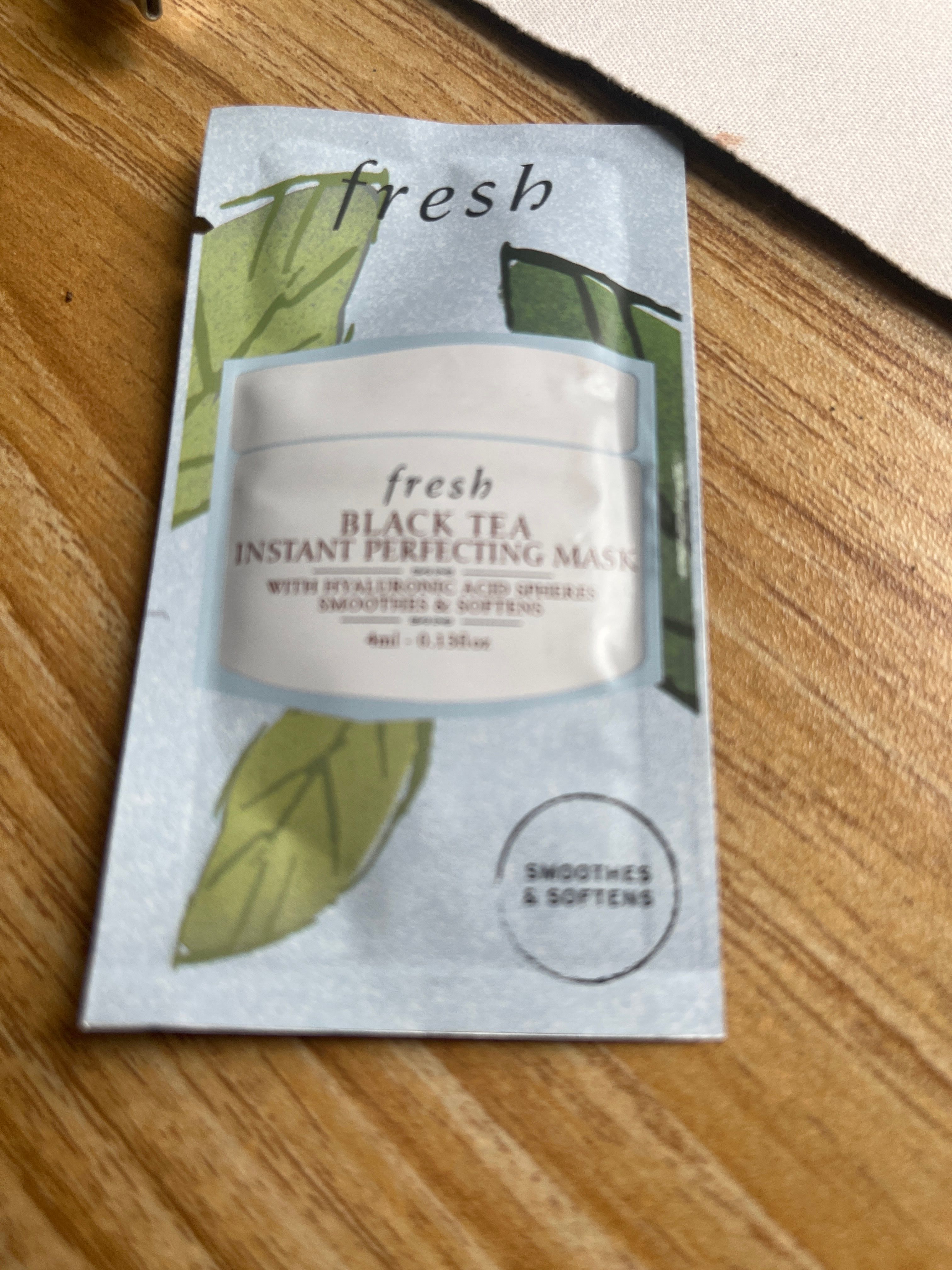 Fresh 紅茶瞬間修護面膜 真實評價/實測照片 byt* 1