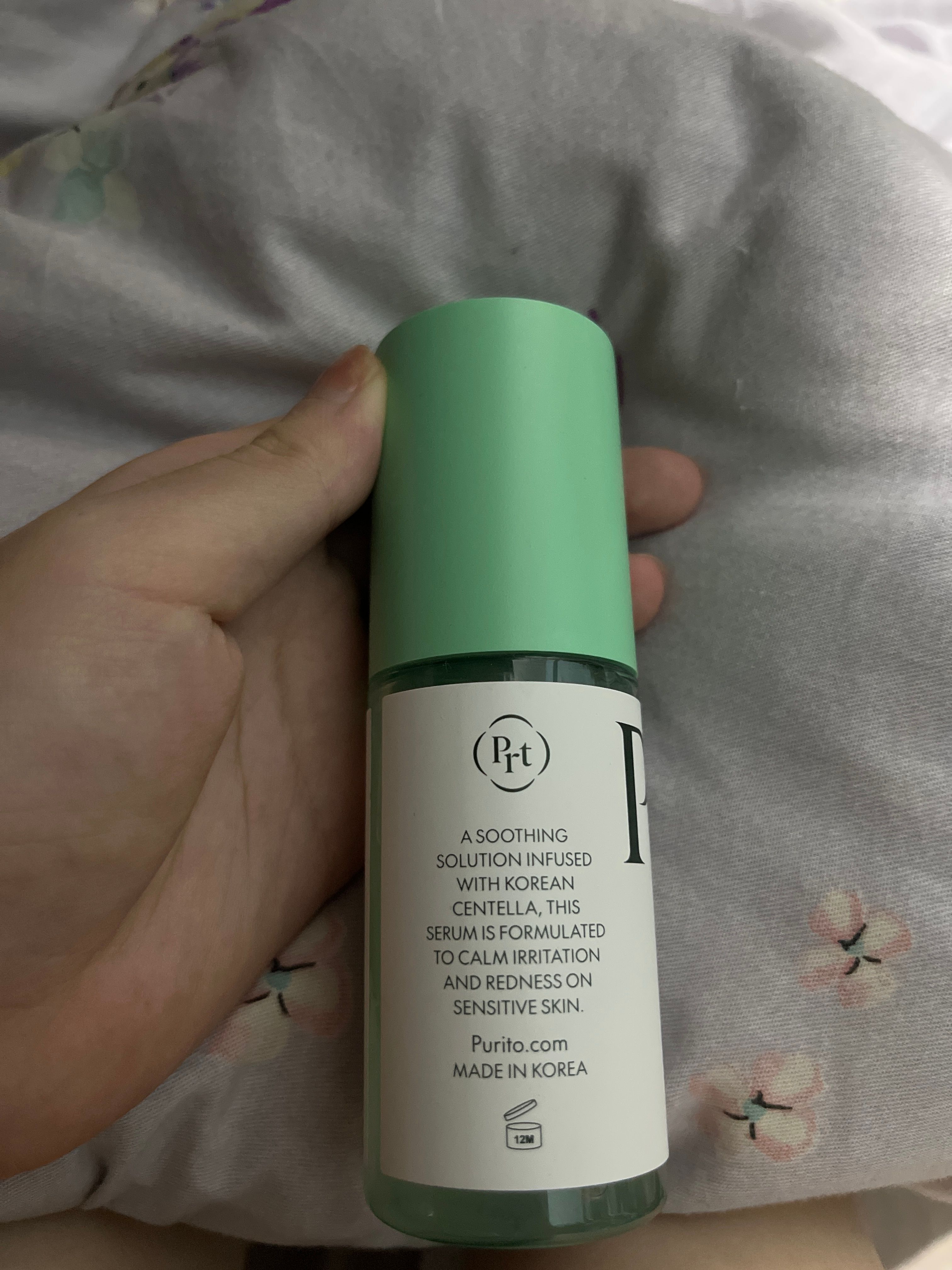 PURITO 積雪草舒敏精華 真實評價/實測照片 byk***y 1