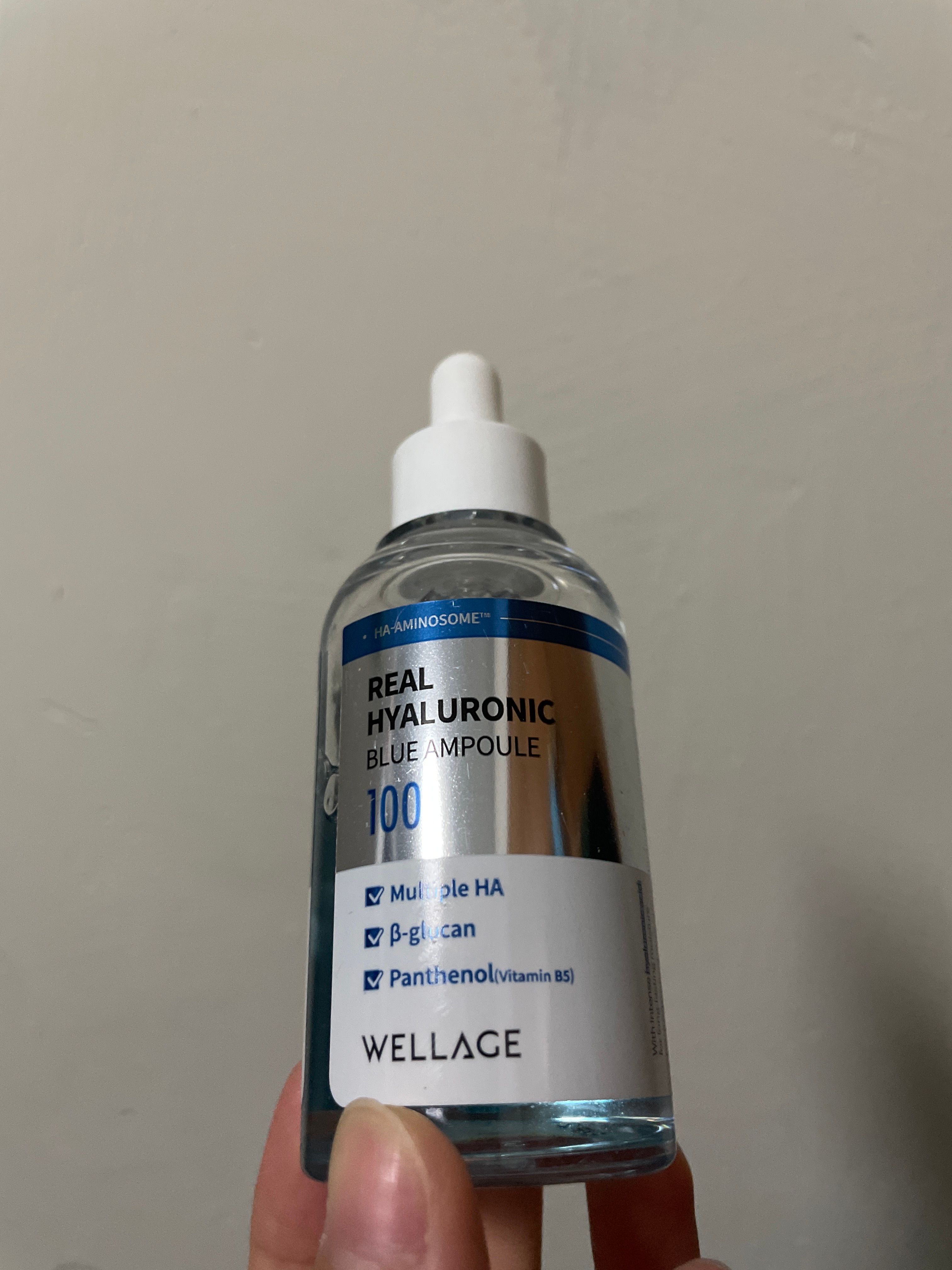 WELLAGE 唯拉珠 純透明質酸保濕精華 真實評價/實測照片 byJ*M 2