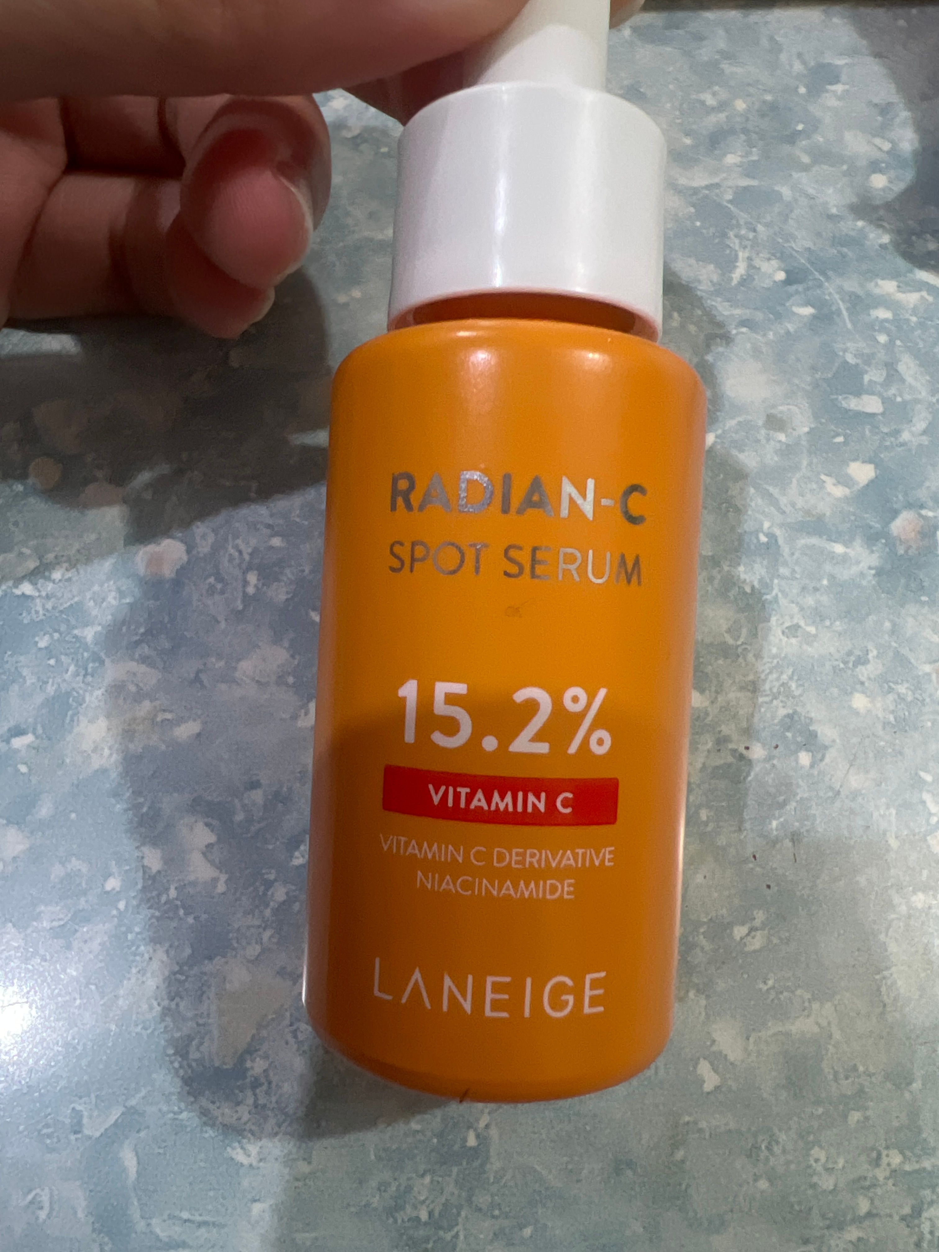 Laneige 15.2%維C抗氧淨白淡斑精華 真實評價/用後感 bysuz*****************com 1 Laneige 15.2%維C抗氧淨白淡斑精華 真實評價/實測照片 bysuz*****************com 1