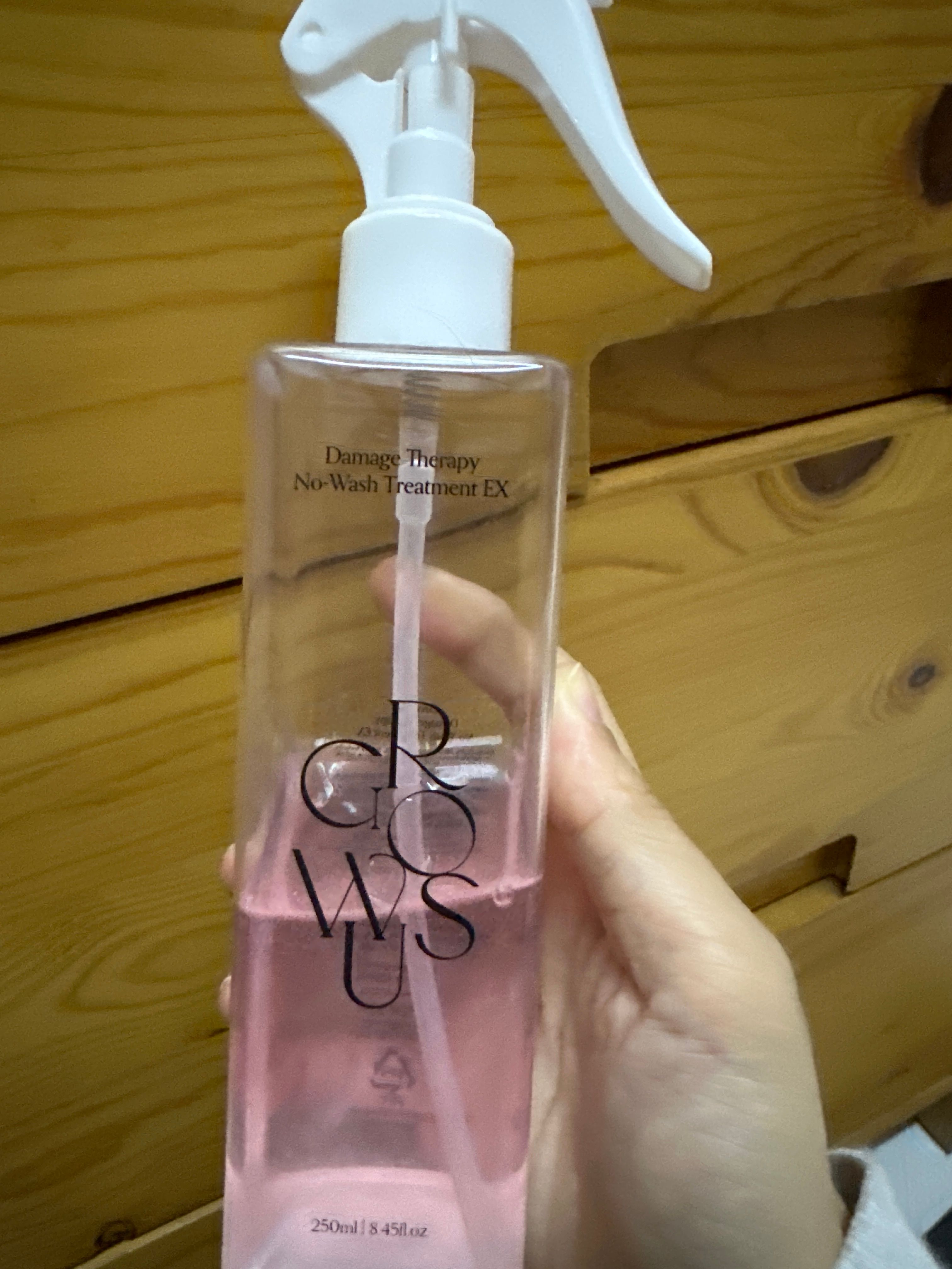 Growus 免沖洗護髮噴霧 真實評價/實測照片 byM* 2