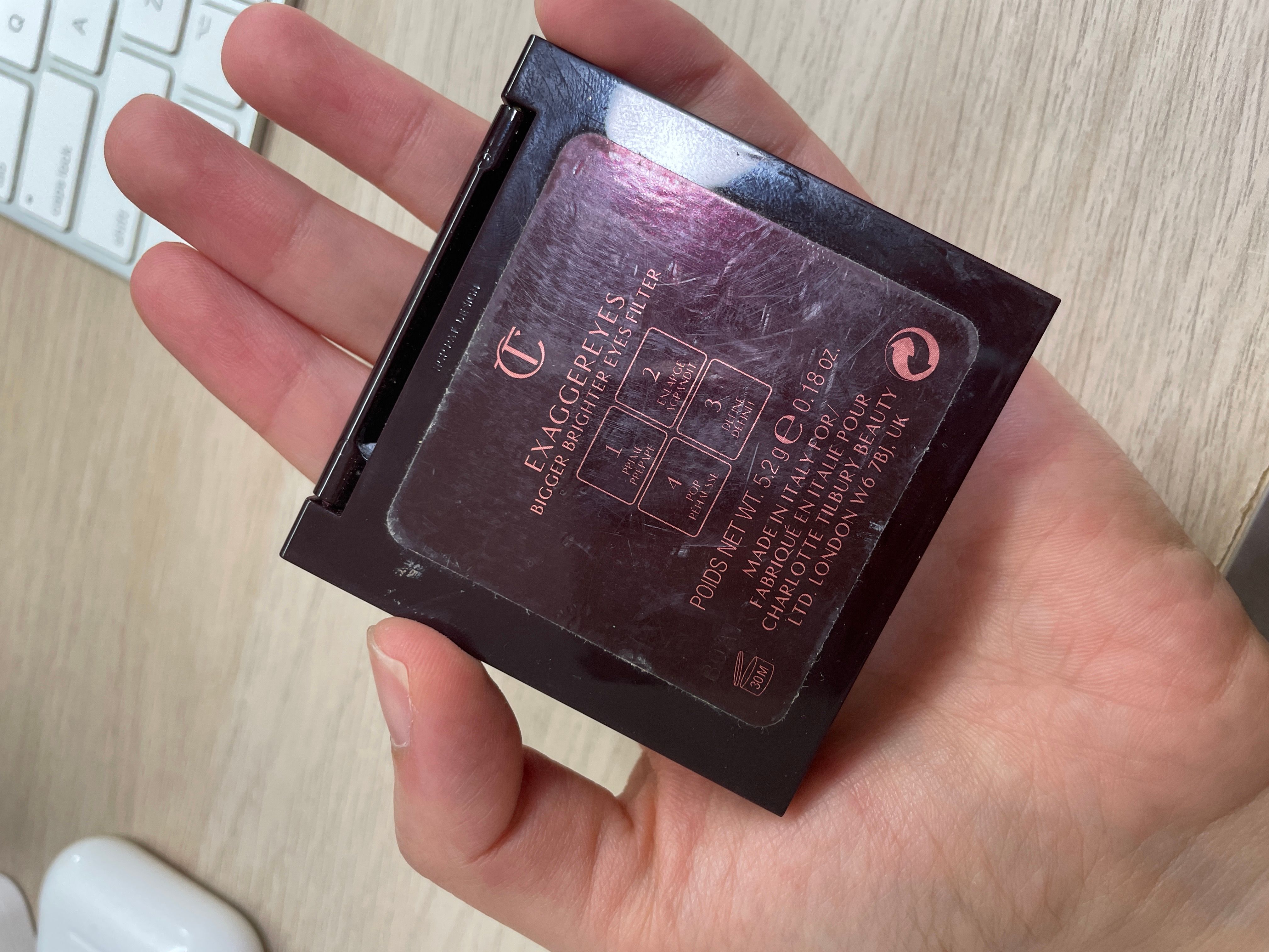 Charlotte Tilbury 四色奢彩眼影盤 真實評價/實測照片 by 1