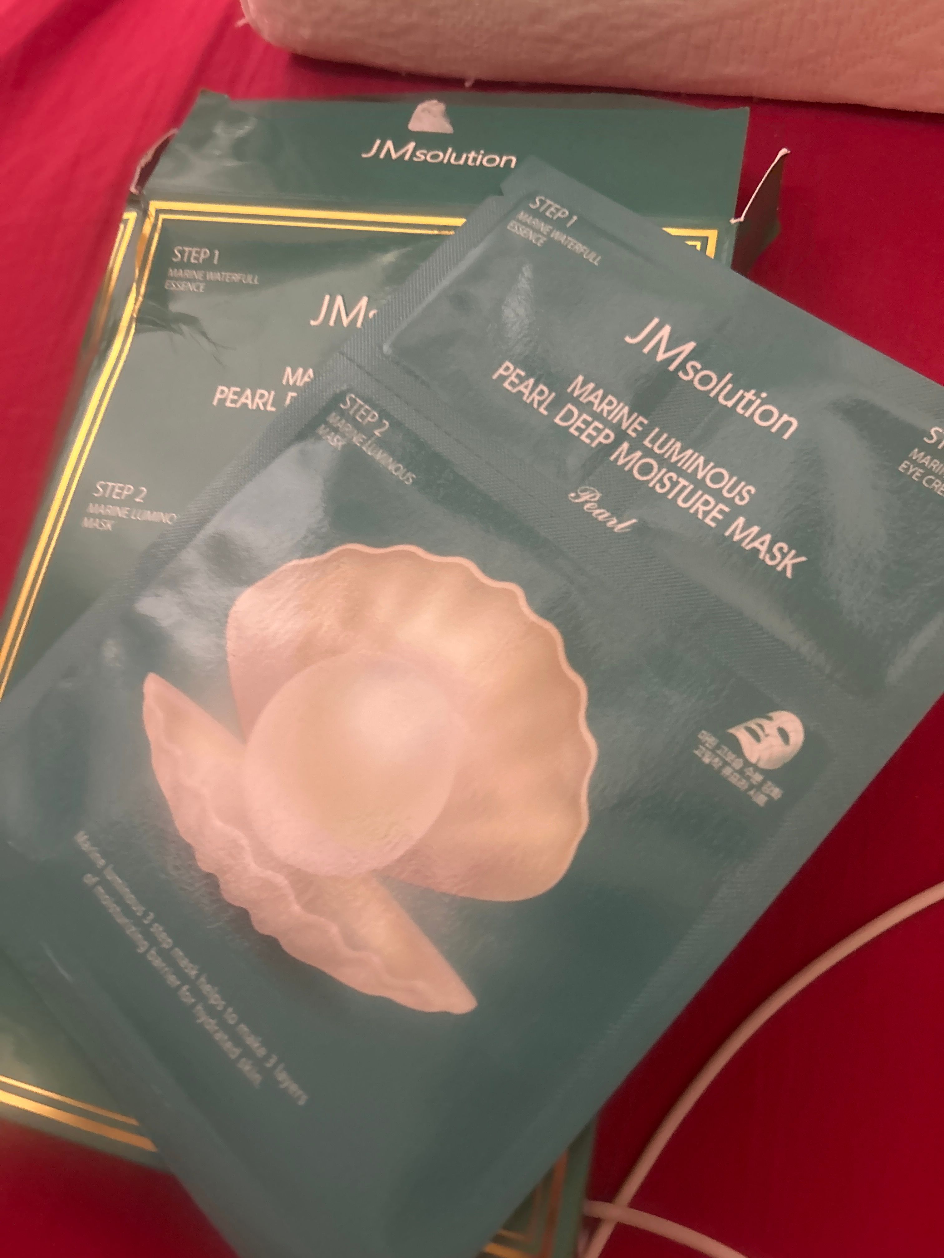 JM Solution 海洋珍珠深層保濕面膜 真實評價/實測照片 byyun****************com 1